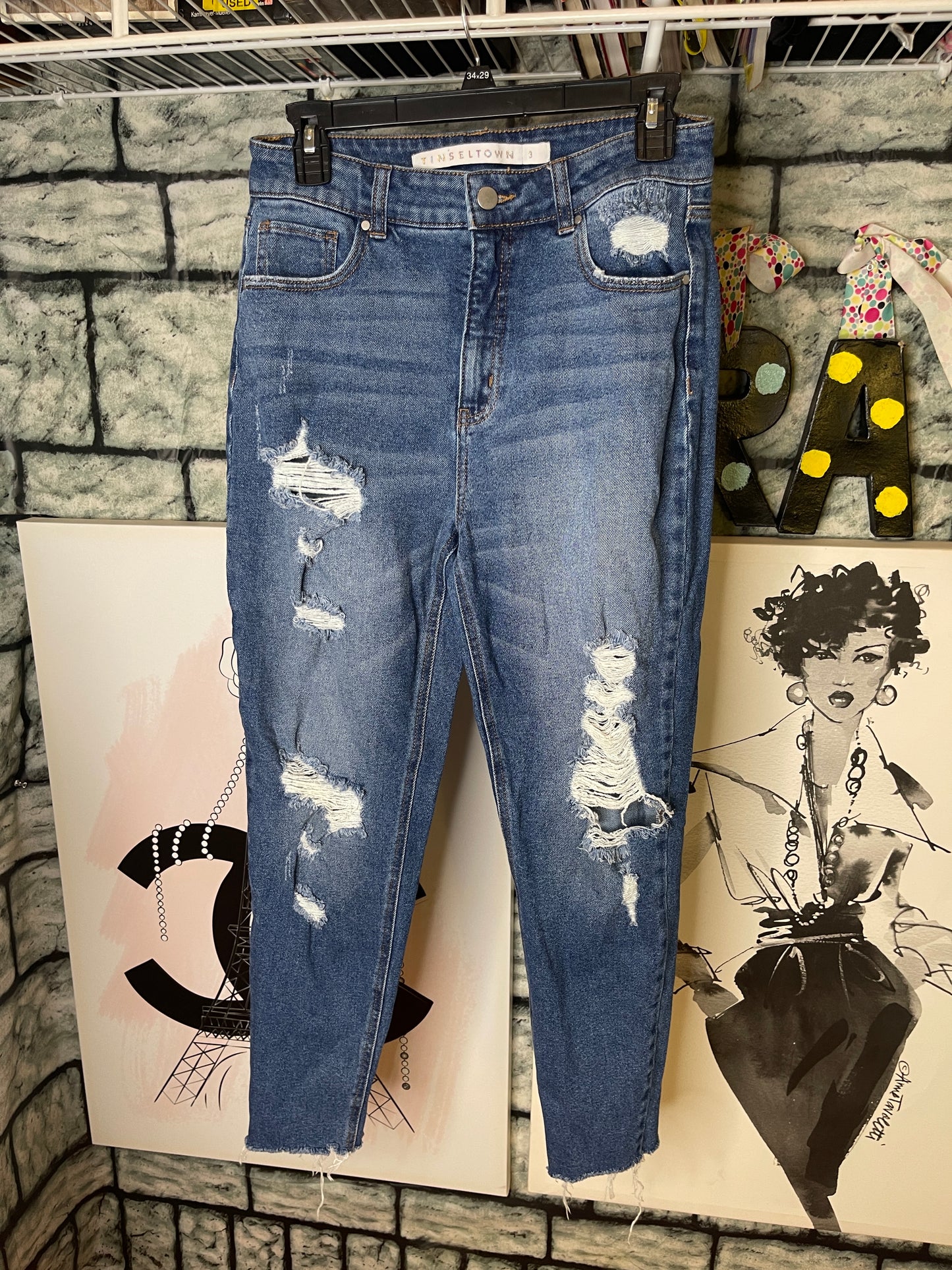 Tinseltown blue jean women sz 9
