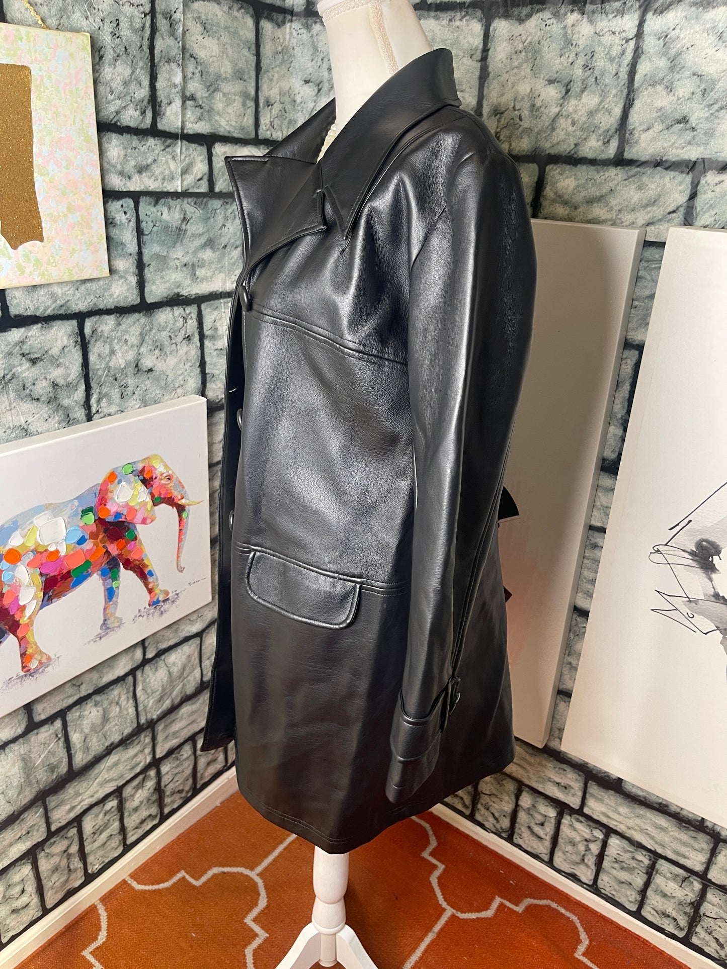 Highway Black Jacket Women sz Large