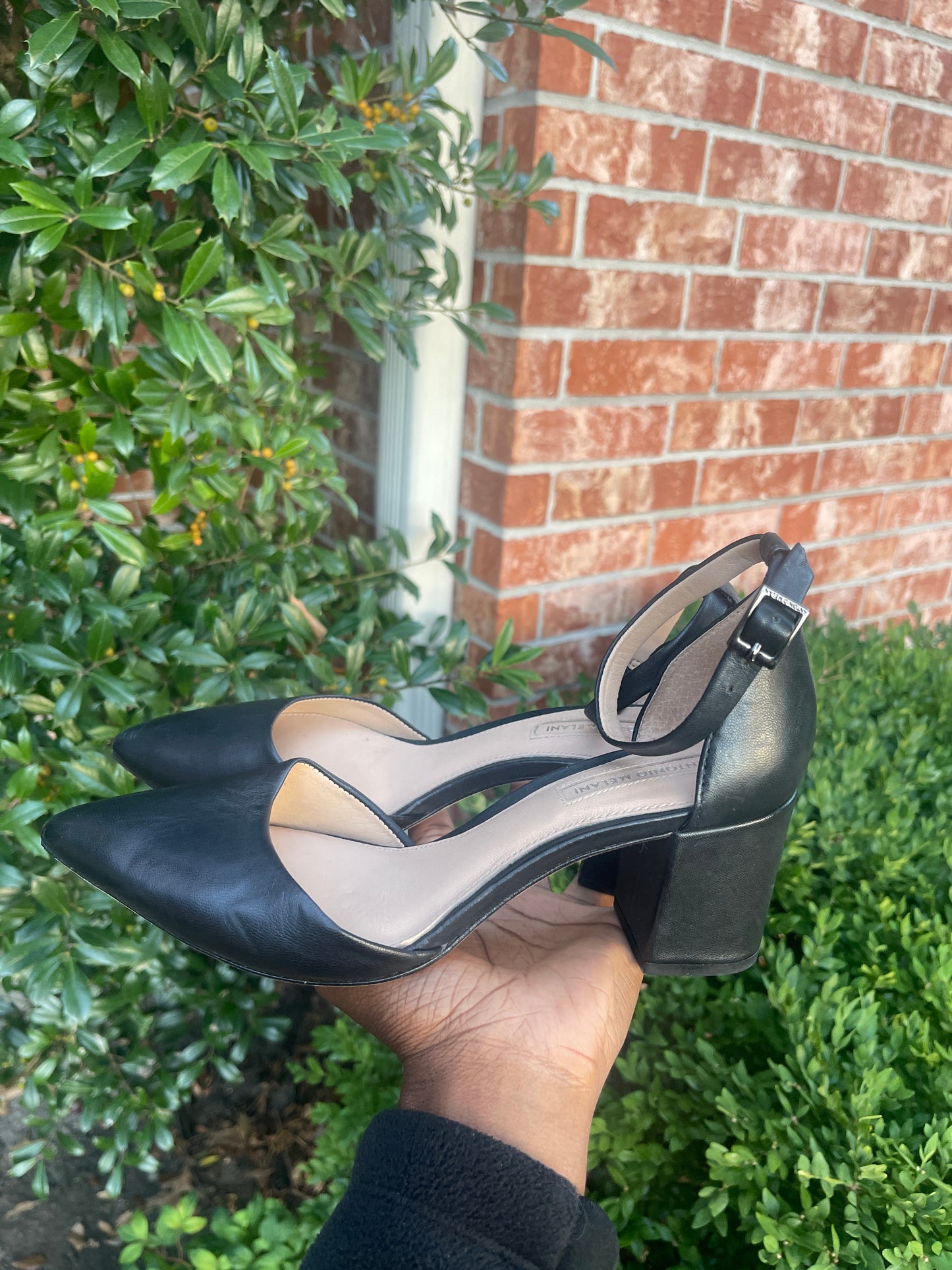 Antonio Melani black heels women sz 6