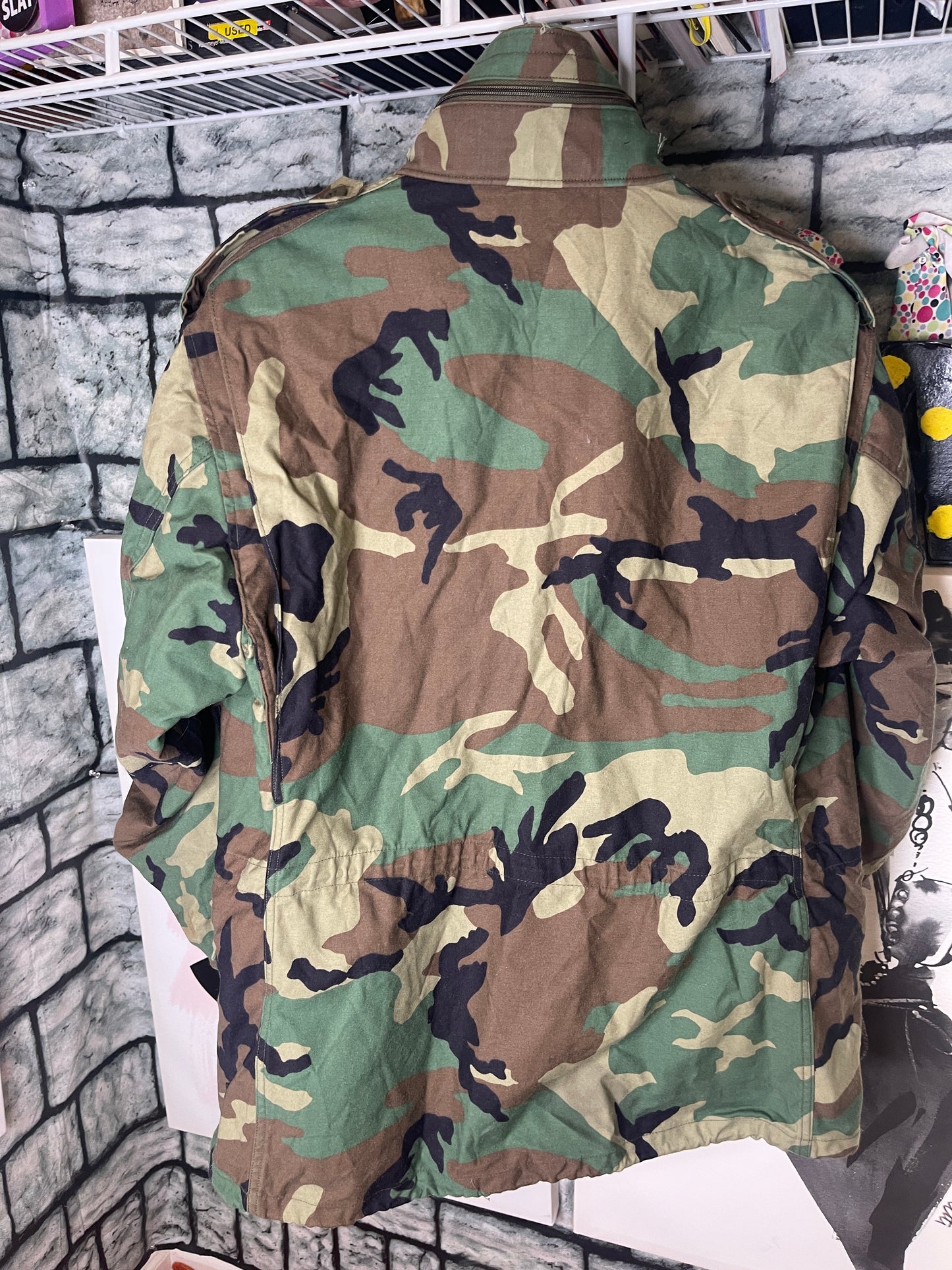 Camo Coat Men Military sz Large