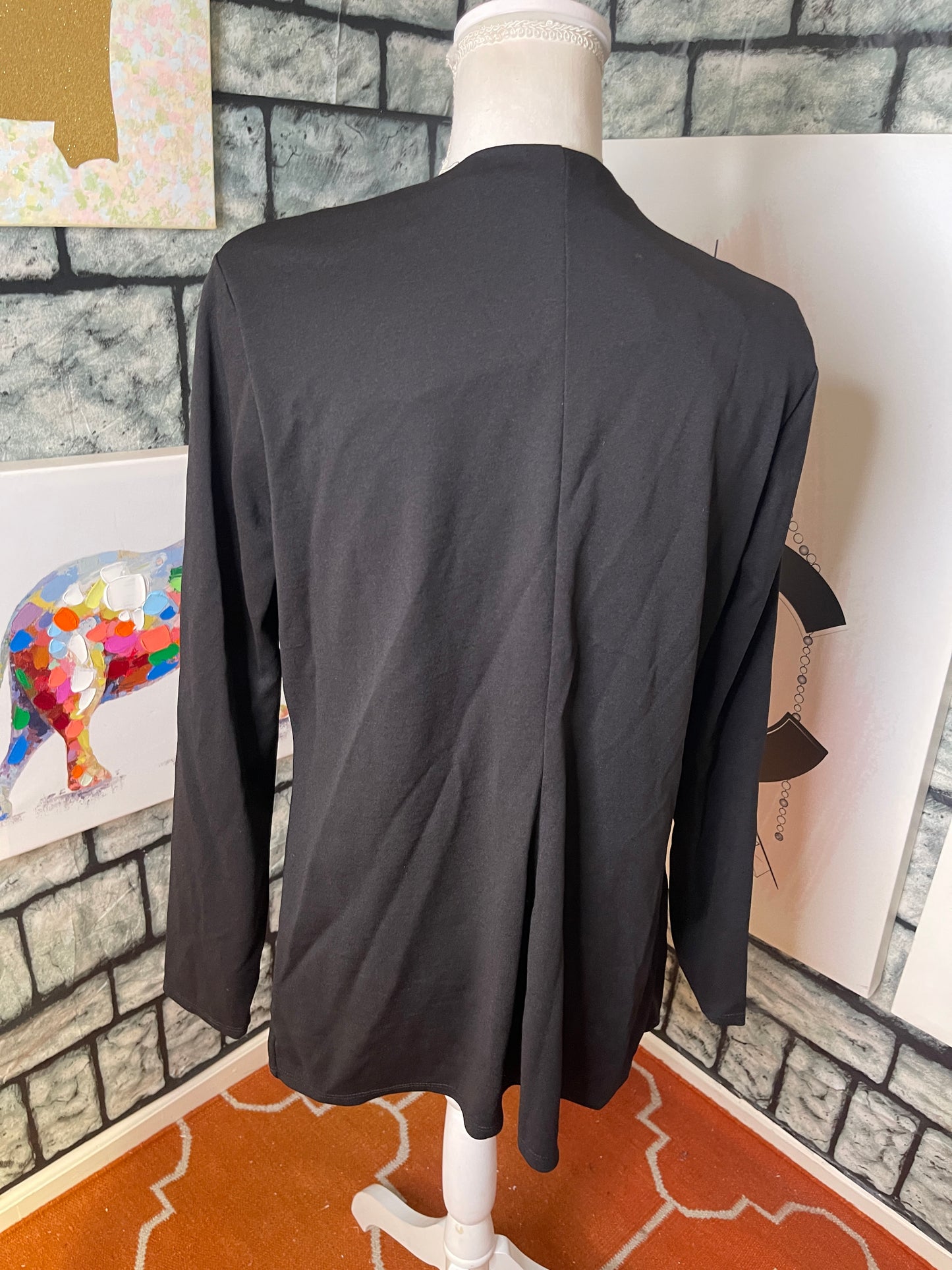 Fashion Nova Black Blazer Cover Women sz 1XL (fits like Large)