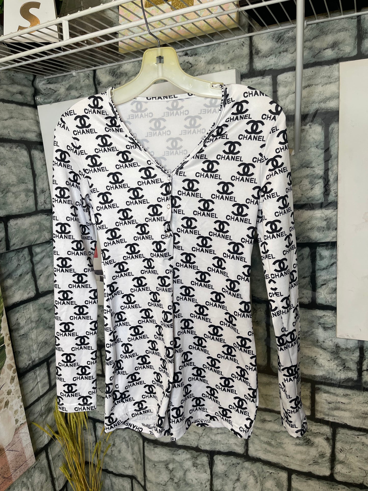 CC Black White One Piece Women sz Small