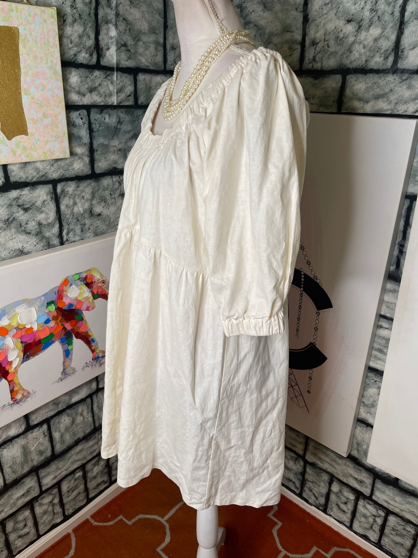 Forever 21 White Dress Women sz Small