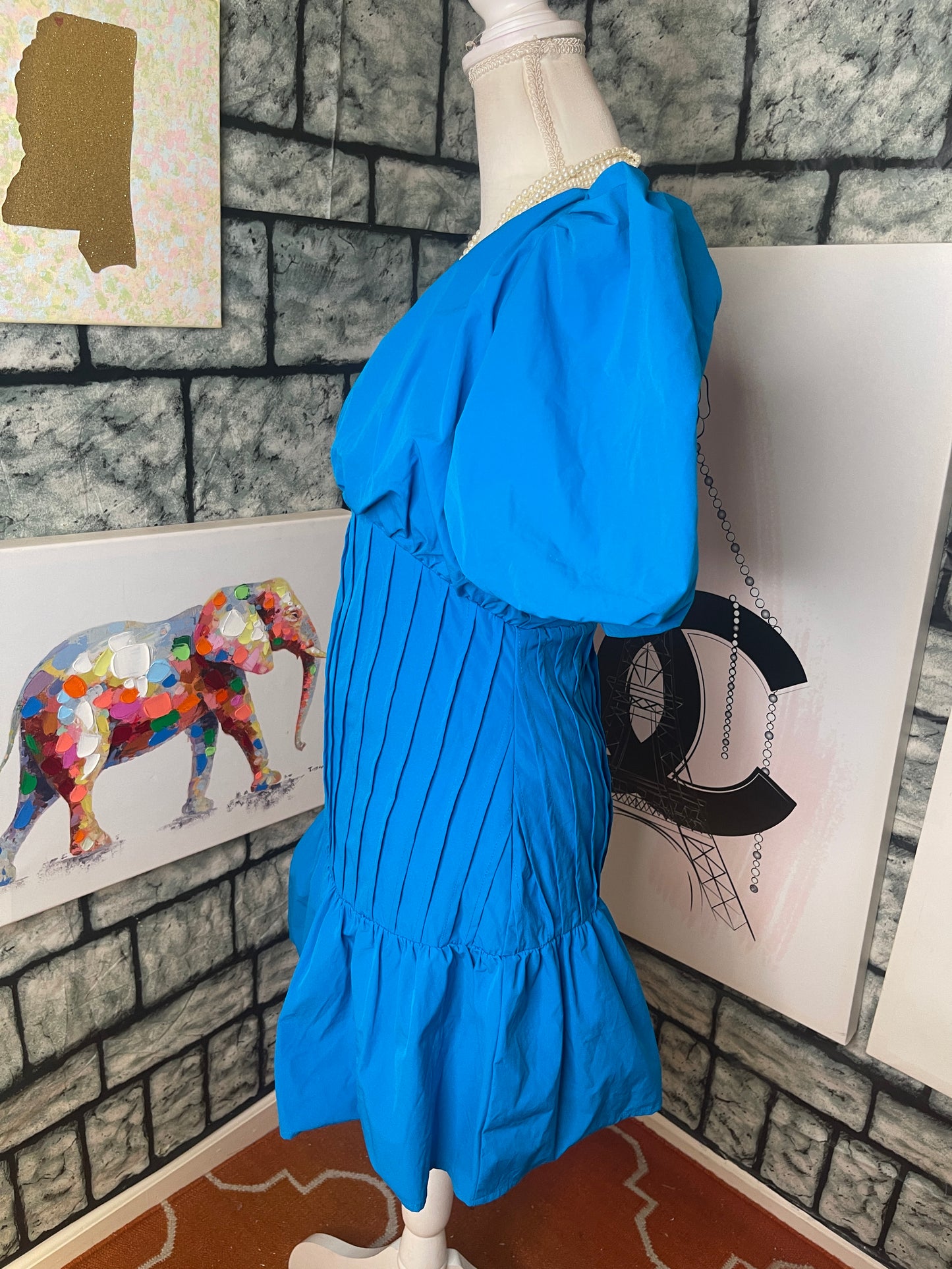 TCEC Blue Dress Women sz Medium