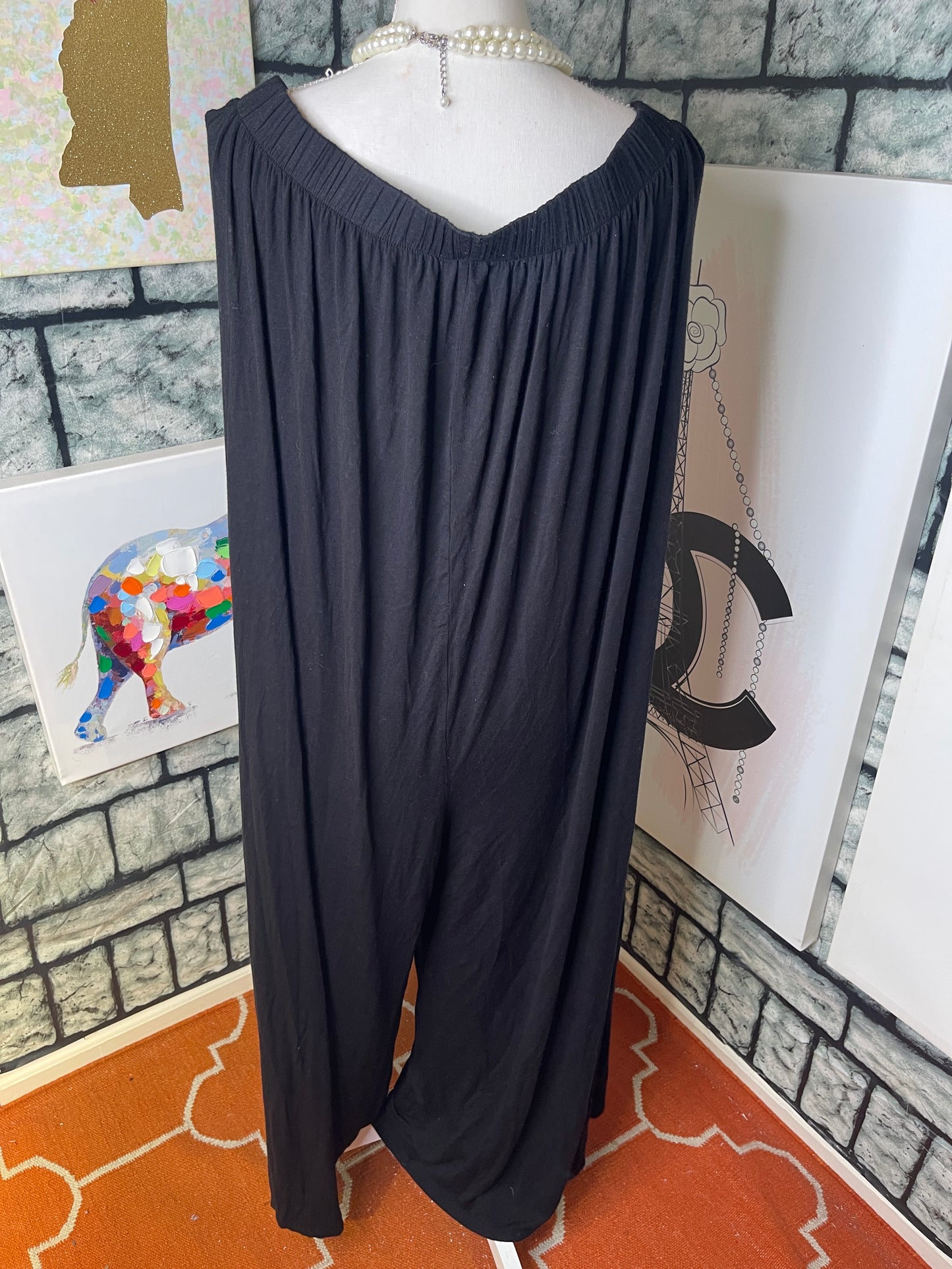 Love In Black Jumpsuit Women sz Medium
