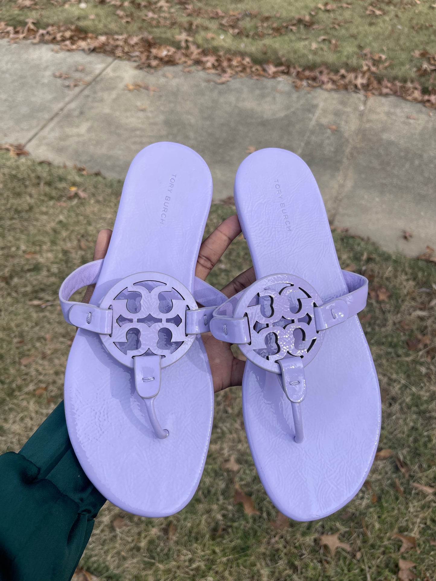 Tory Burch purple sandals women sz 8.5