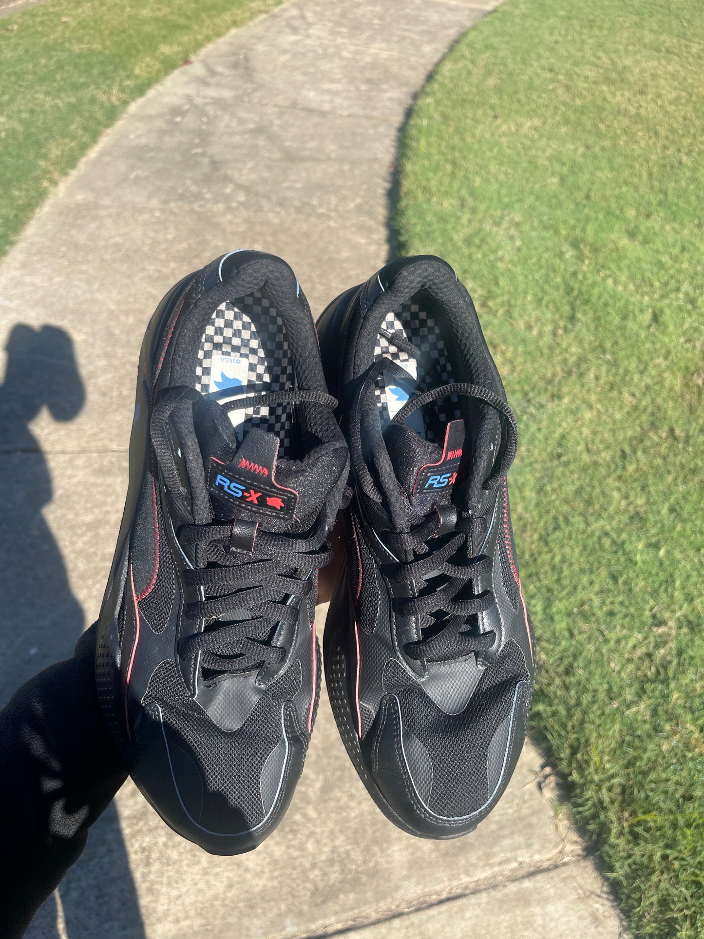 Puma RSX Sonic Black Red Men sz 11.5