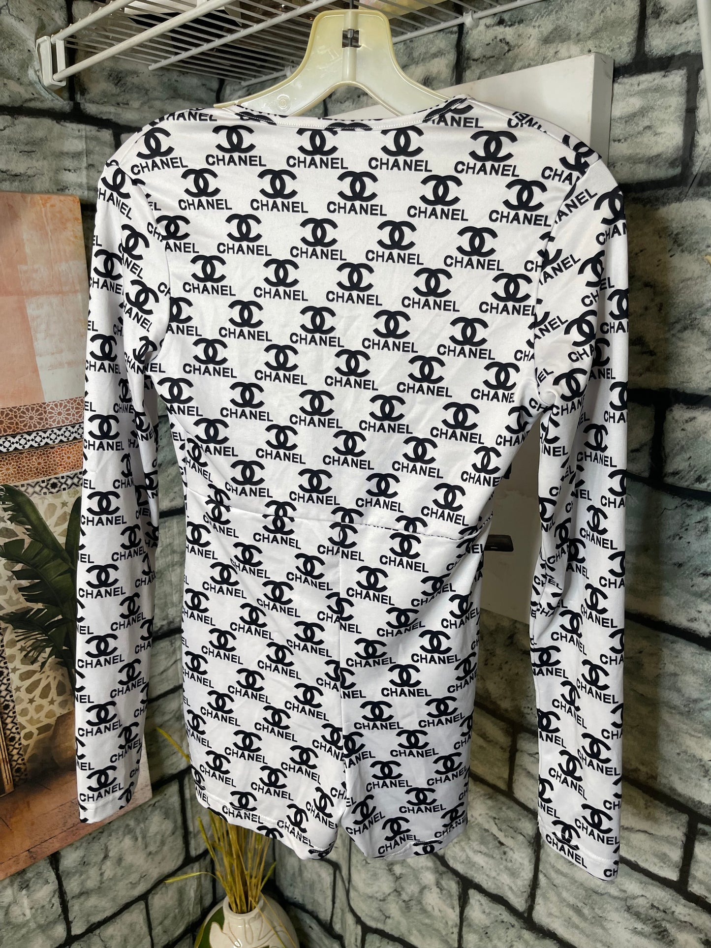 CC Black White One Piece Women sz Small