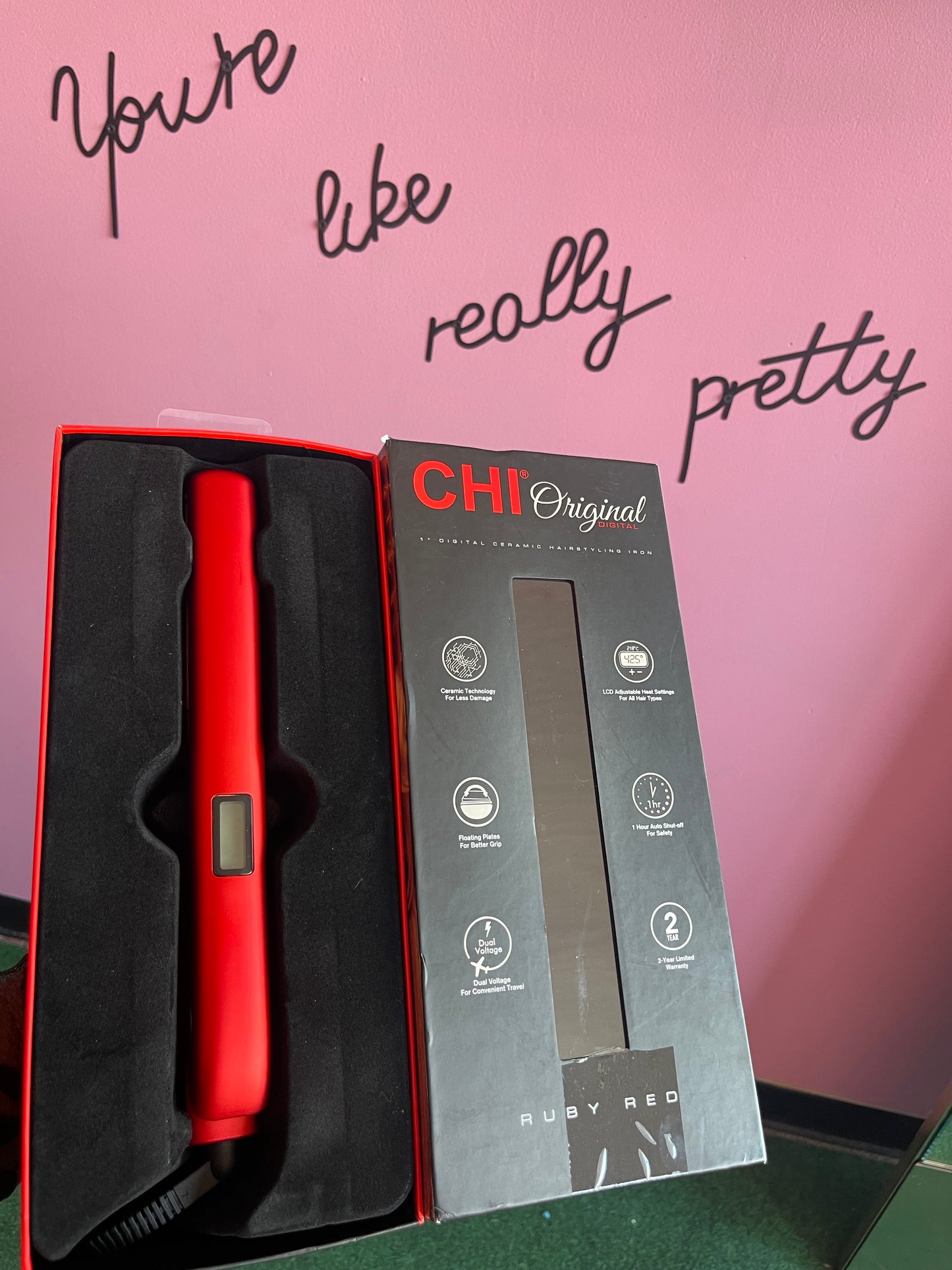 (DO NOT PURCHASE_Raffle Item) FREE CHI FLAT IRON