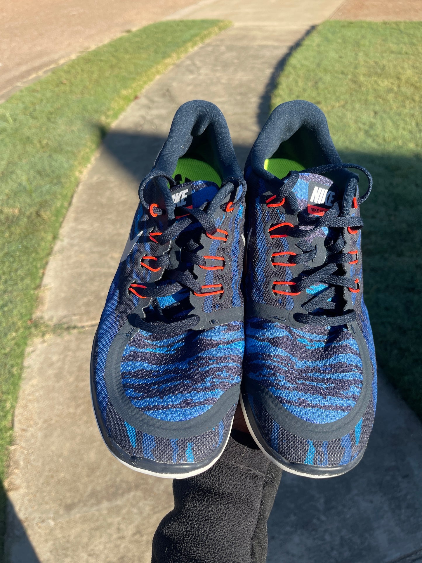 Nike Free 5.0 Blue Women sz 9.5