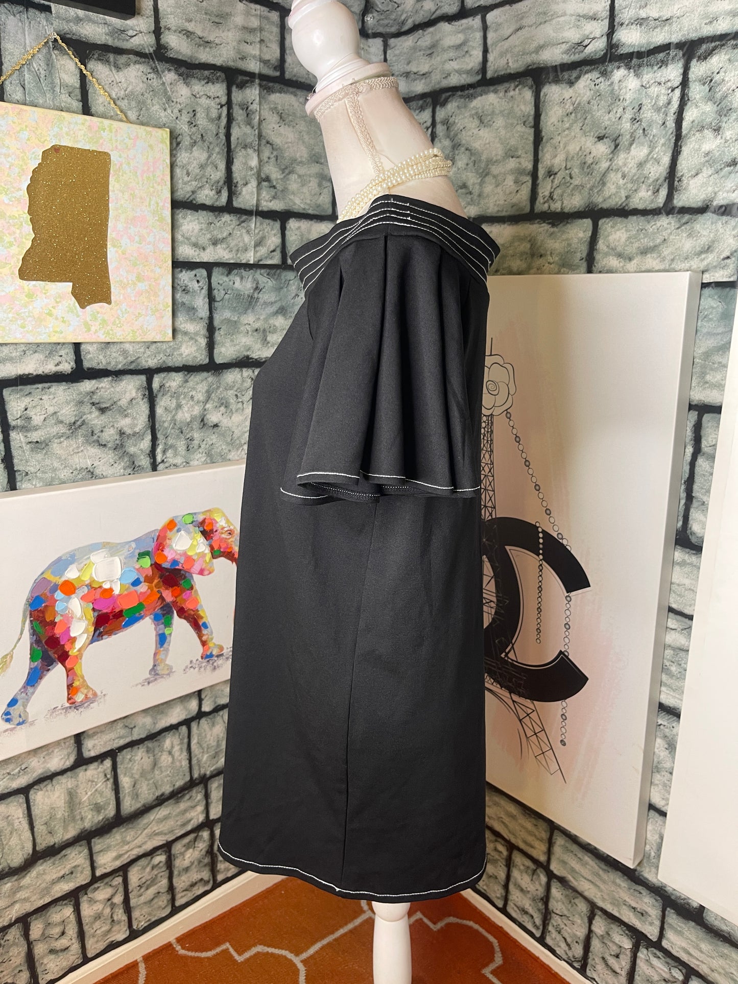Zara Black Dress Women sz Large