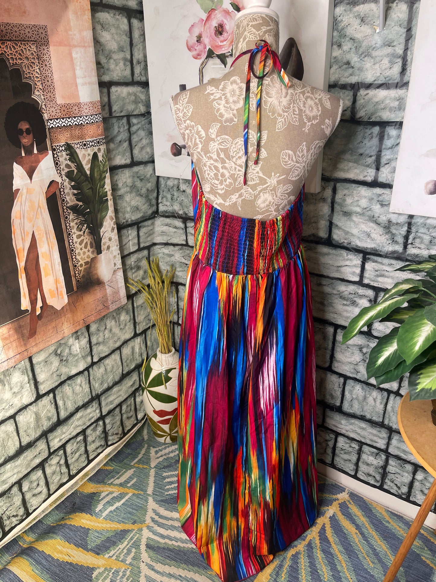 Colorful Dress Women sz 0XL