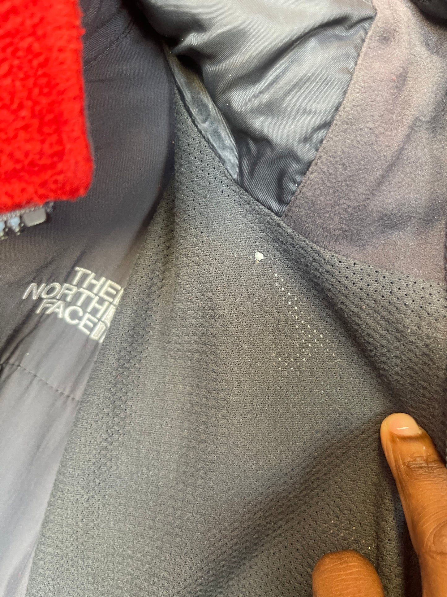 The north face red 2 in 1 jackets Men sz XL