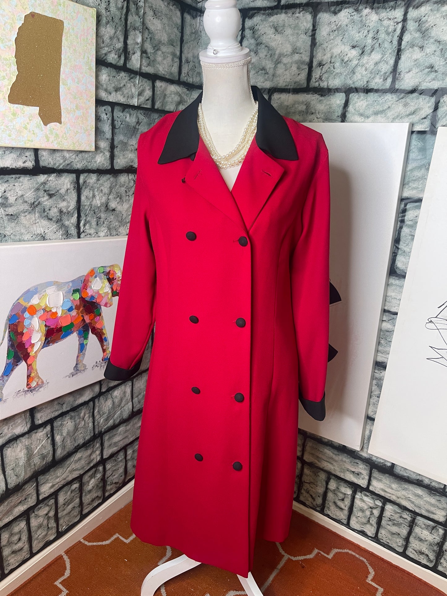Clues blazer jacket / dress women sz 18
