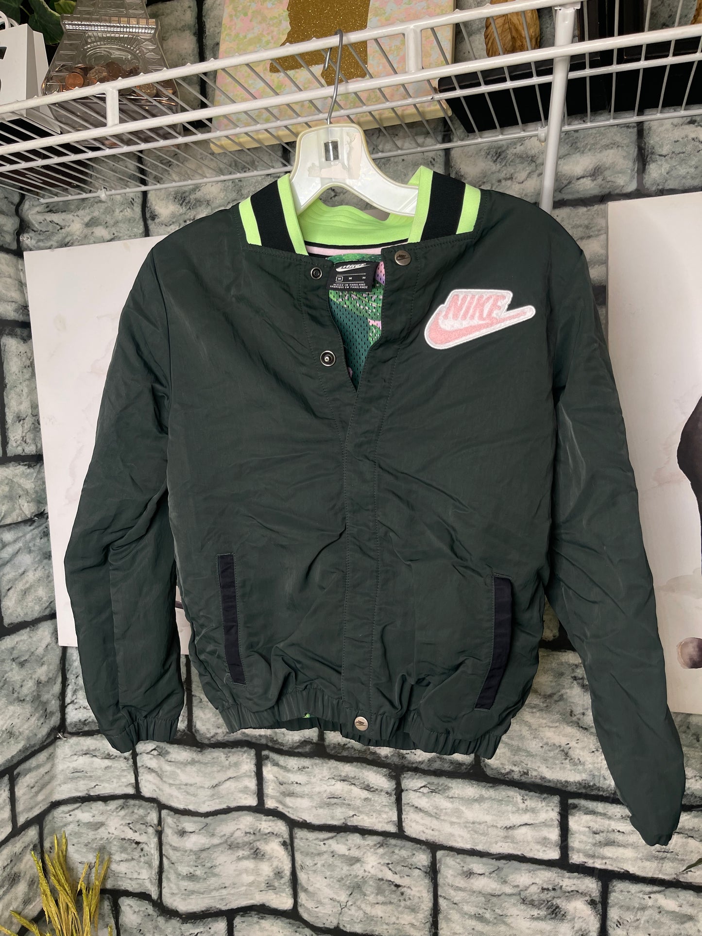 Nike Green Jacket Girls sz Medium