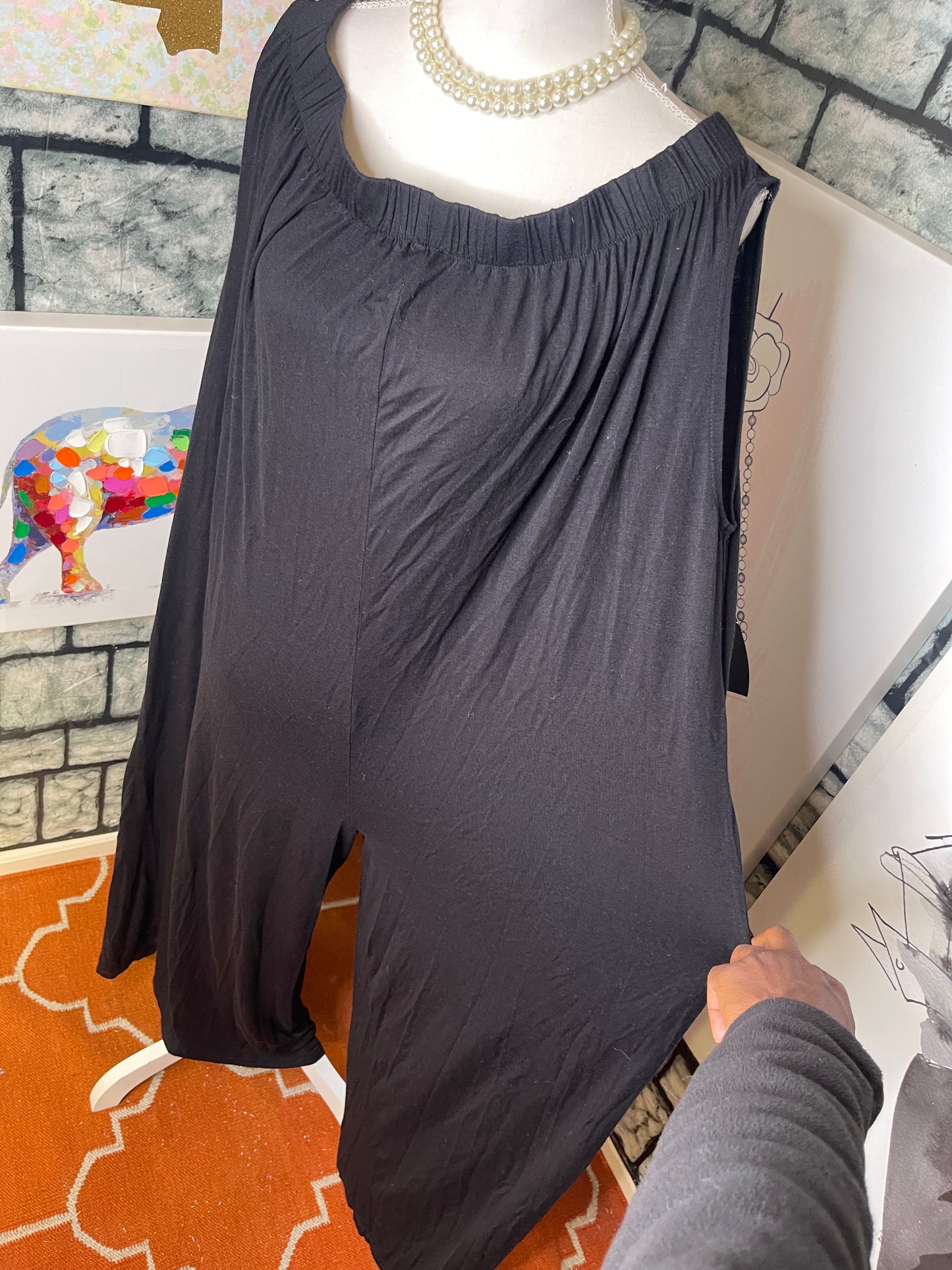 Love In Black Jumpsuit Women sz Medium