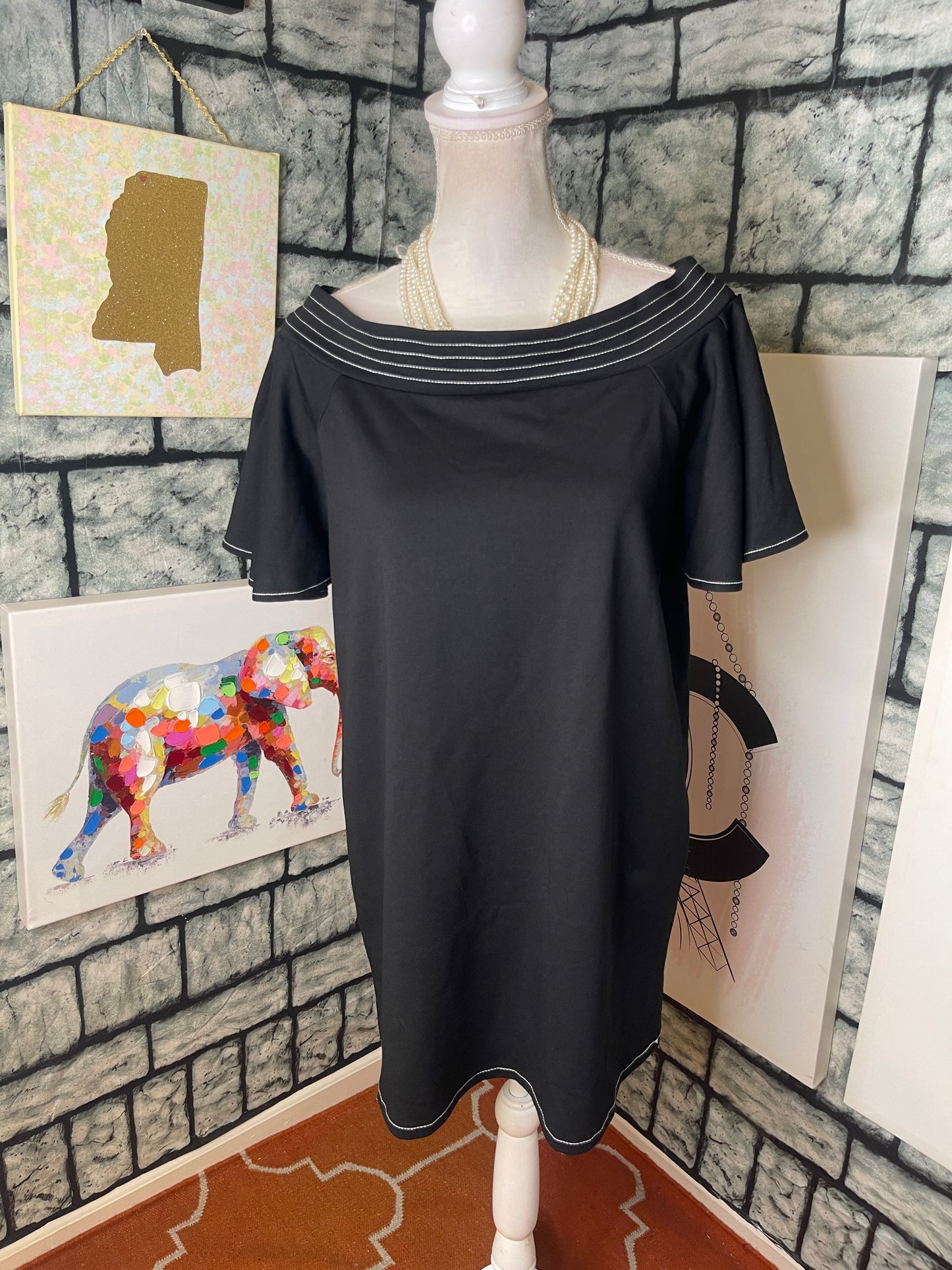 Zara Black Dress Women sz Large