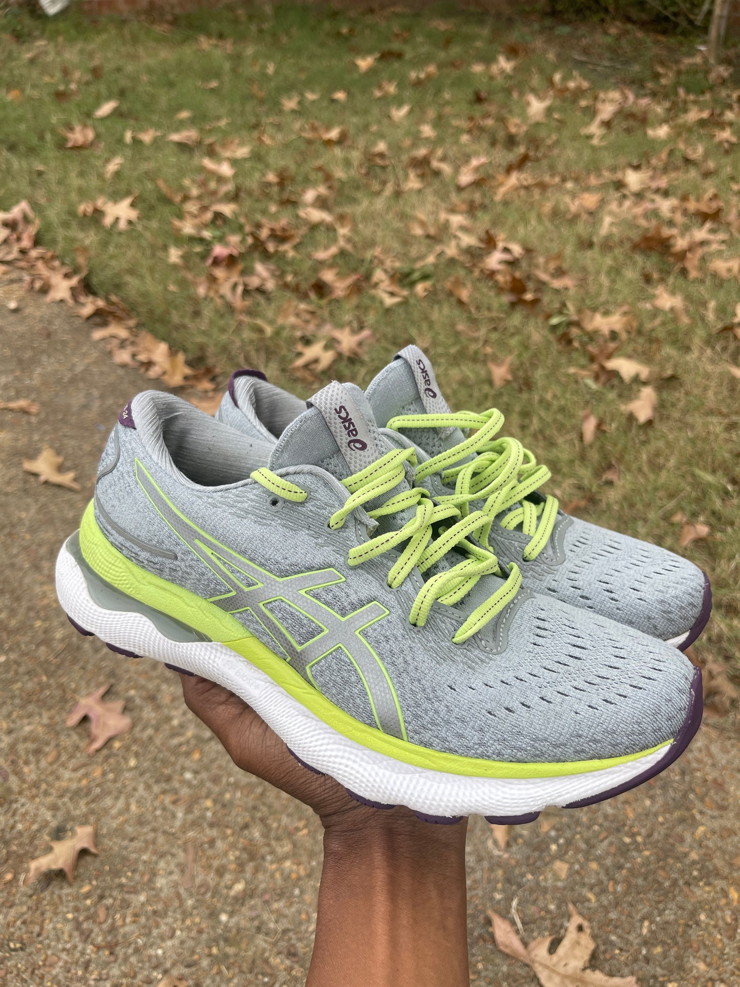 ASICS gray green women sz 7.5
