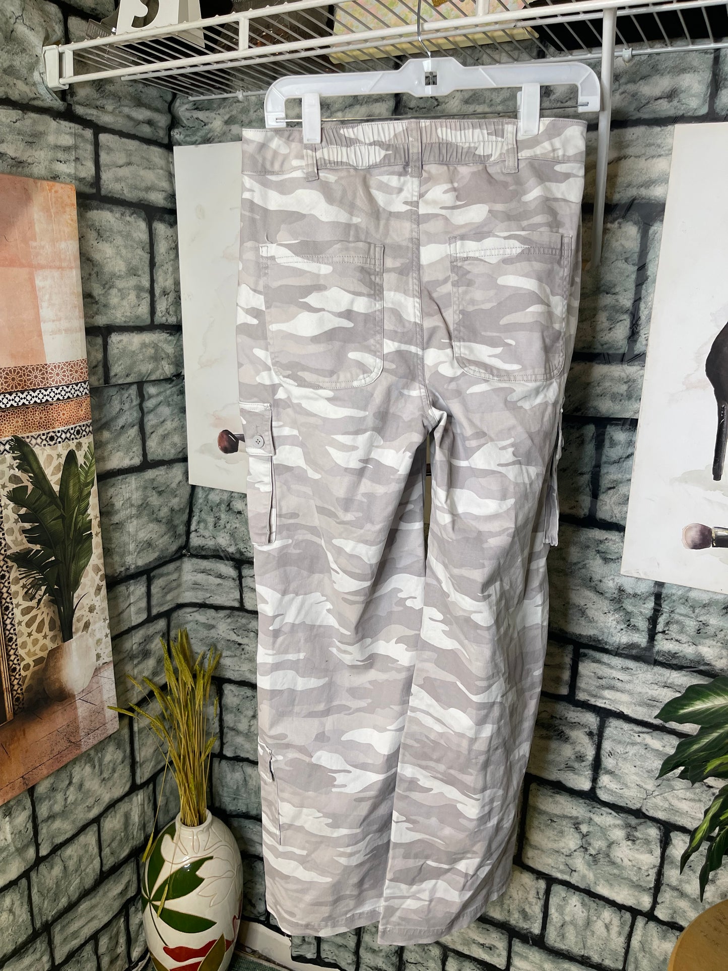 Wild Fable Gray Camo Pants Women sz Small