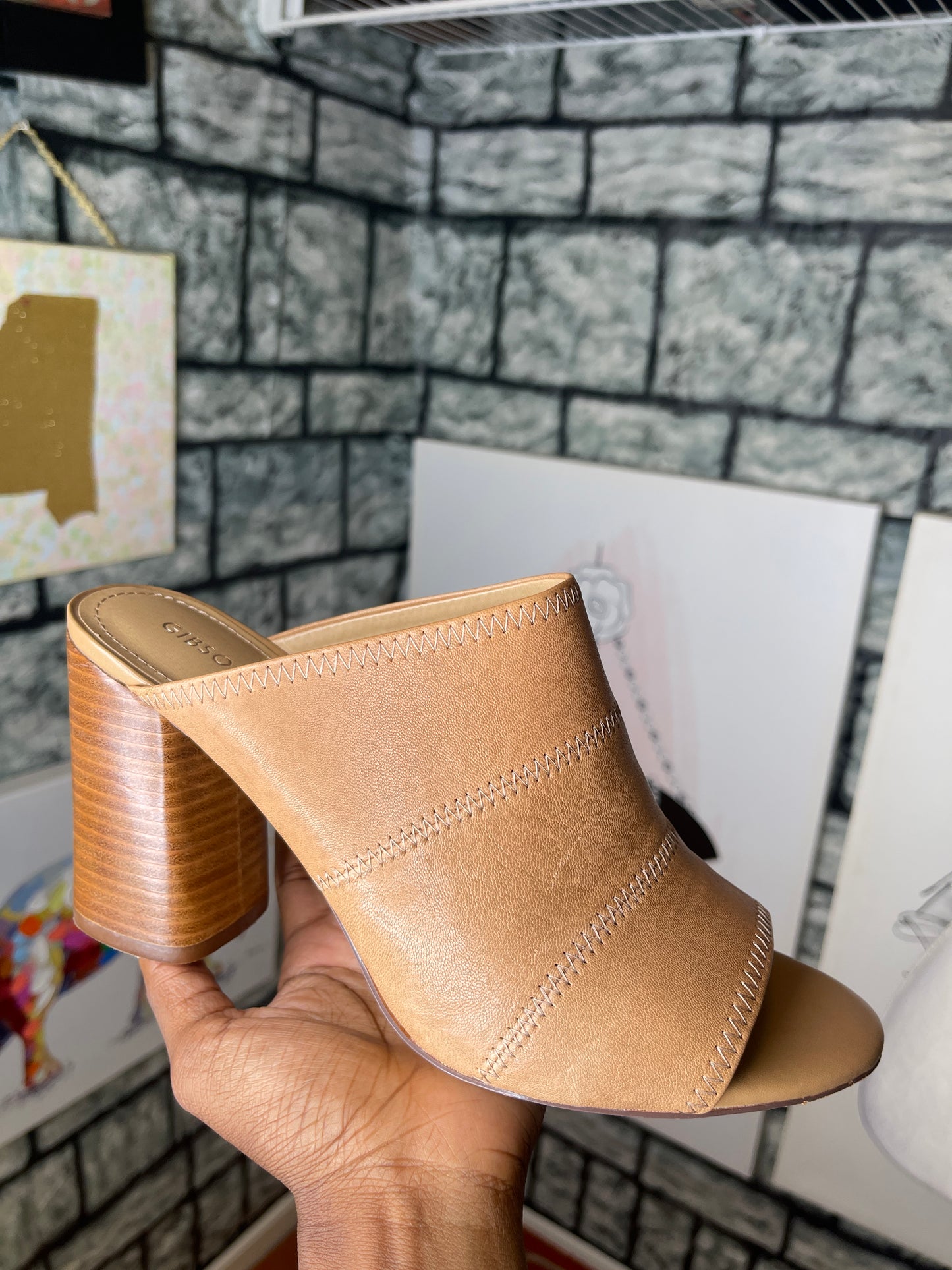Gibson latimer brown heels women sz 10