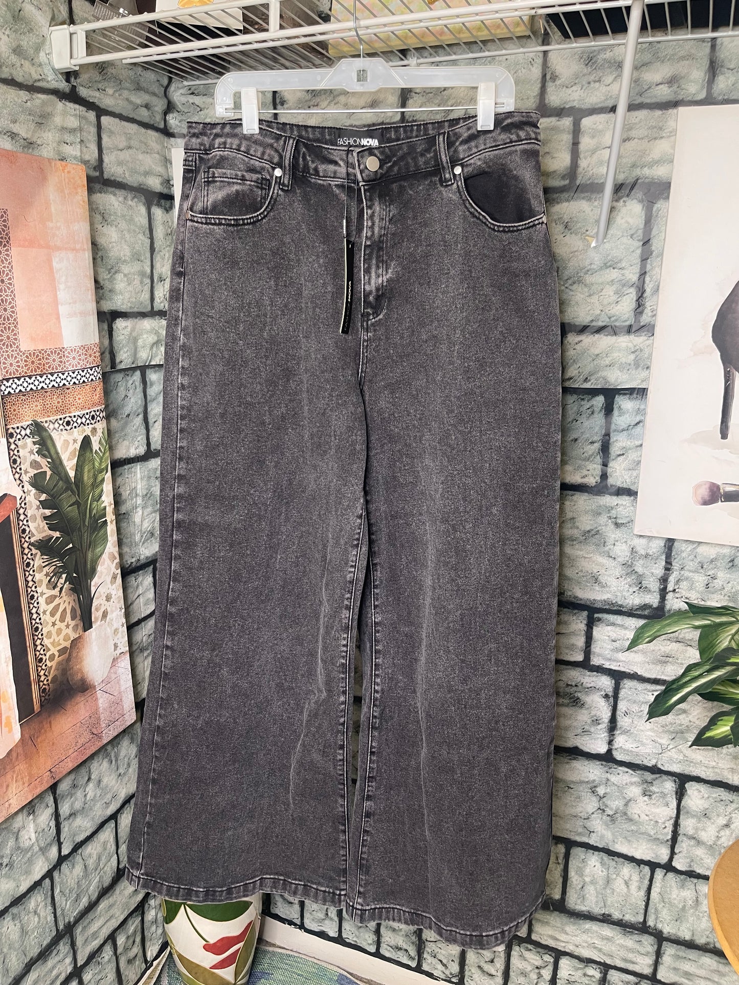 NEW Fashion Nova Black Jeans Women sz 15
