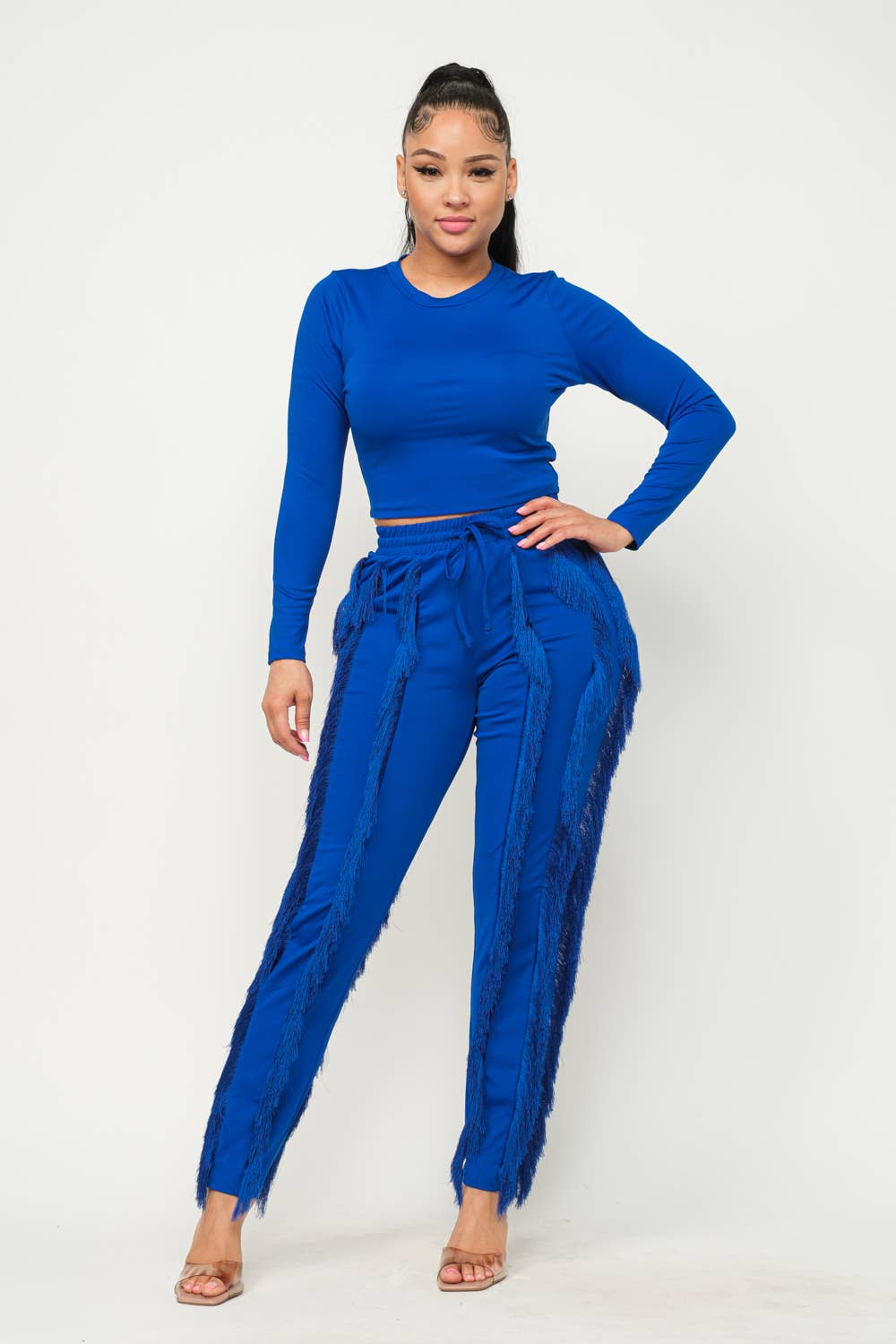 NEW Royal Fringes Pants Set: S-M-L