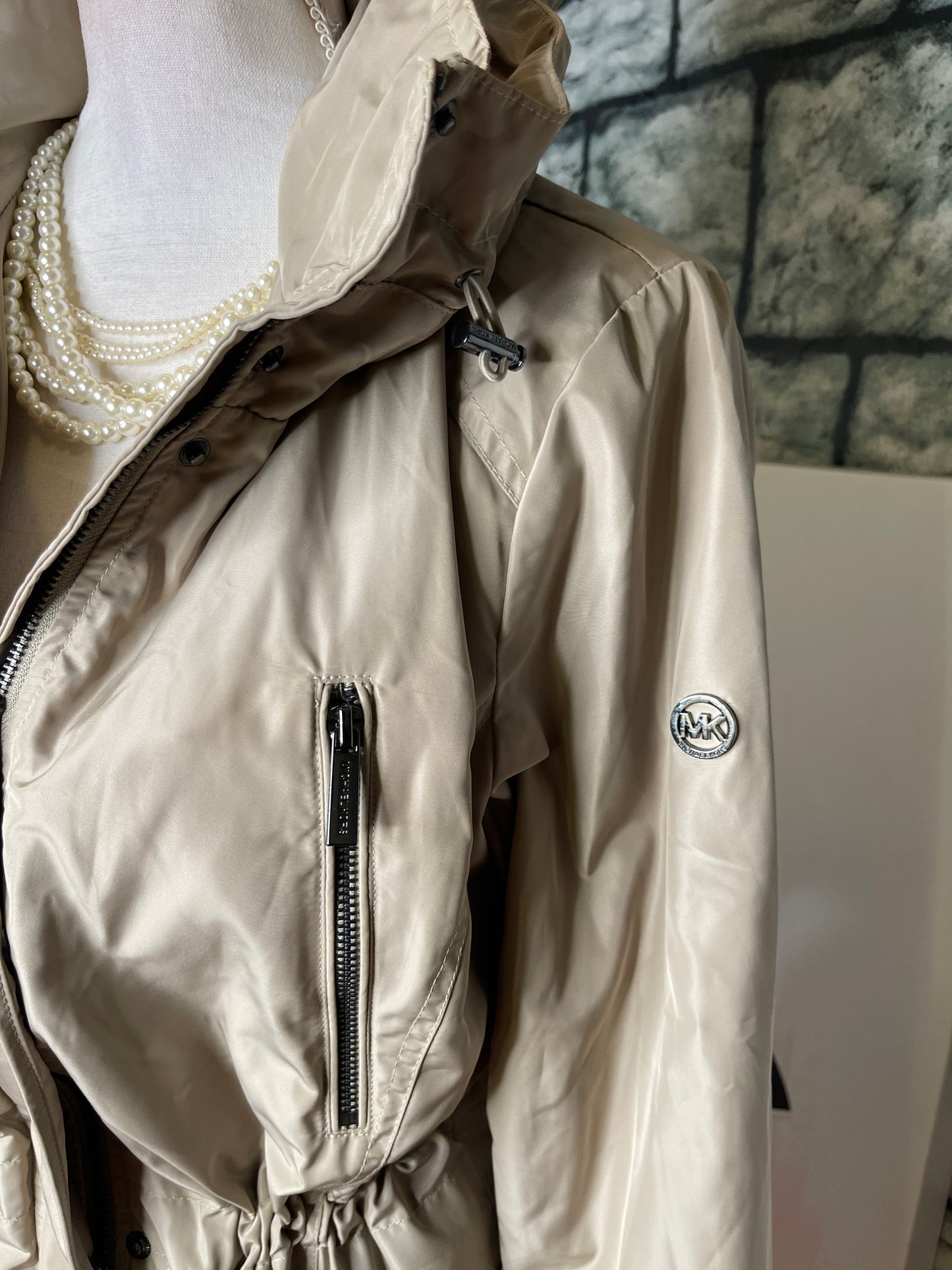 Michael Kors Tan Jacket Women sz Medium