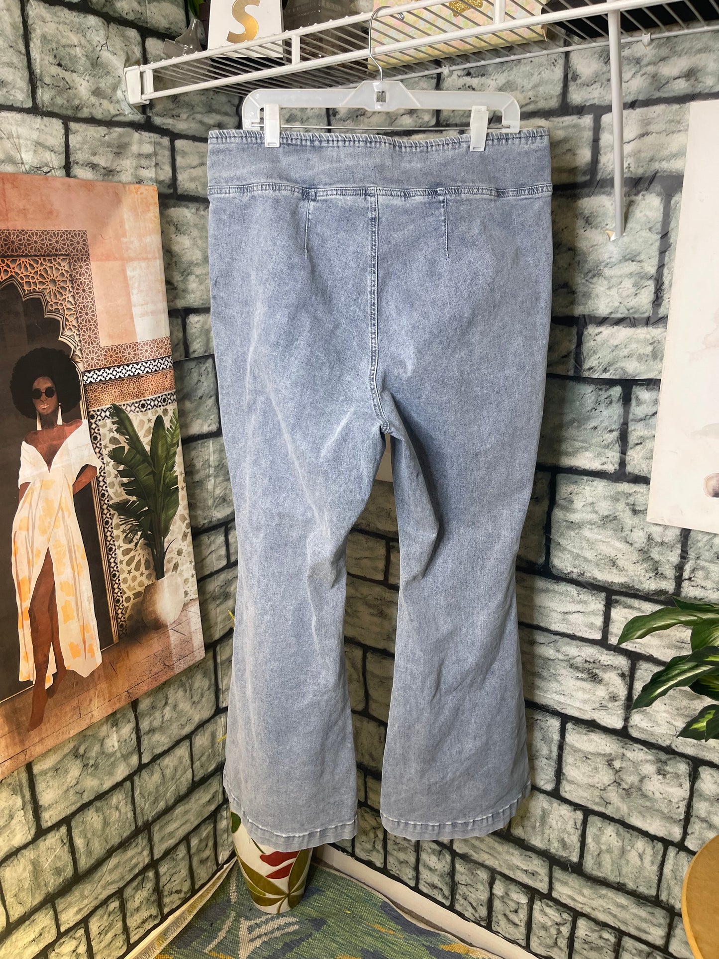 YMI Blue Jean Flare Women sz 2XL