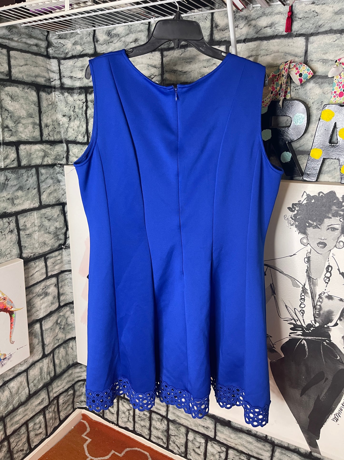 Donna Ricco Blue Dress Women sz 20