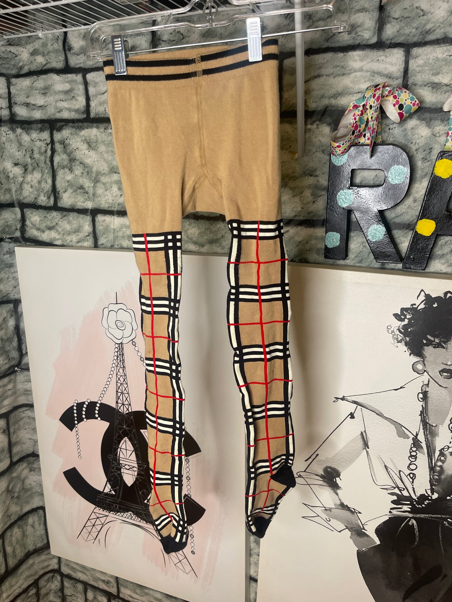 Burberry Stockings Youth Girls One Size