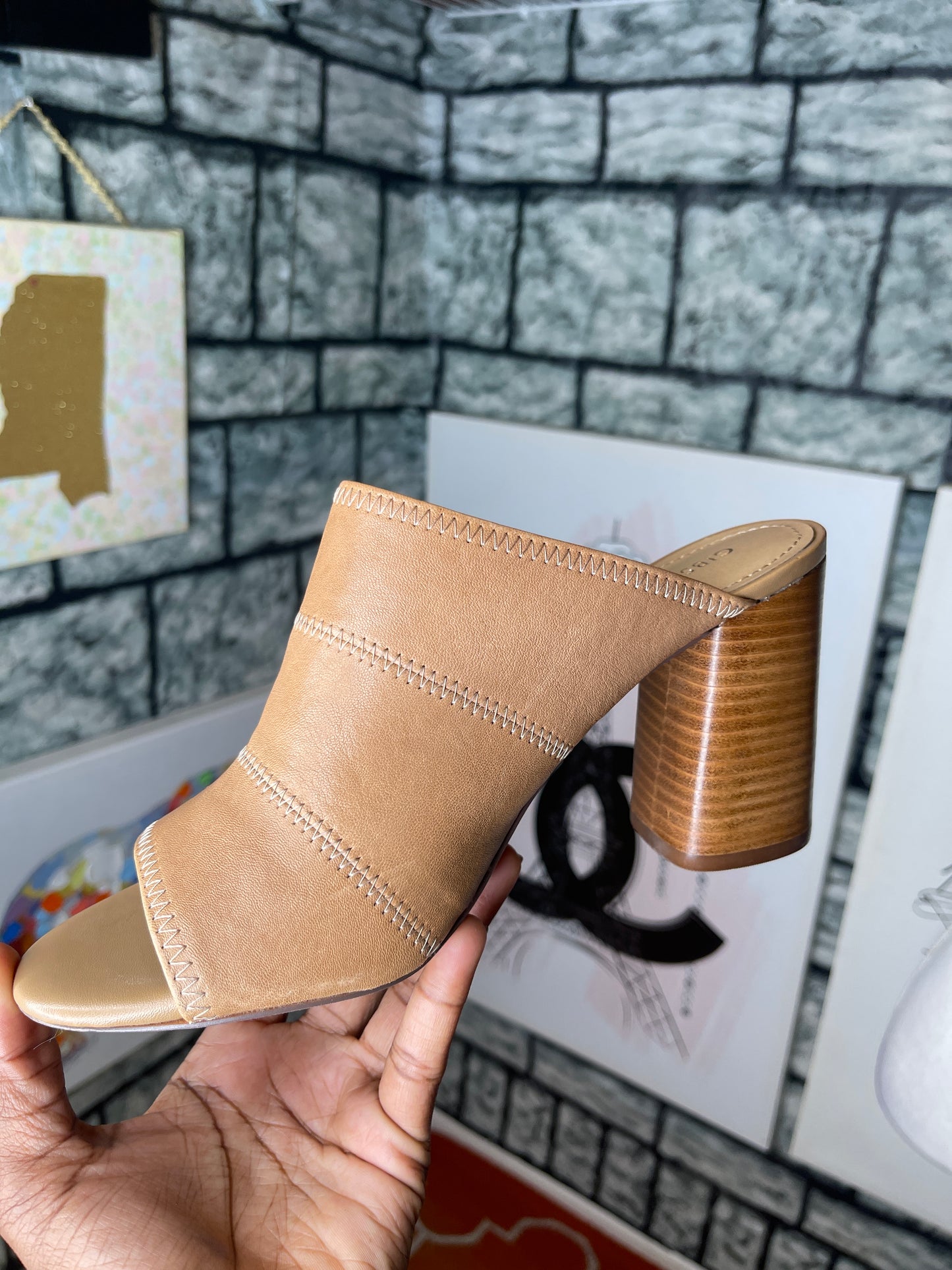 Gibson latimer brown heels women sz 10