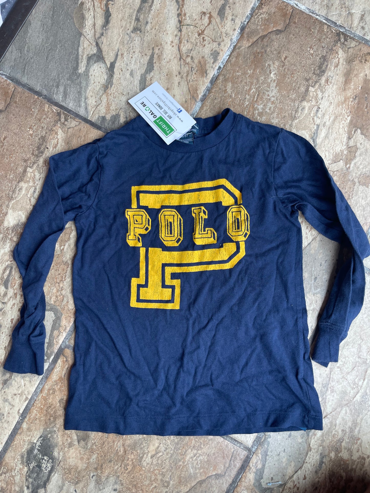 Ralph Lauren Blue Shirt Boys sz 4T