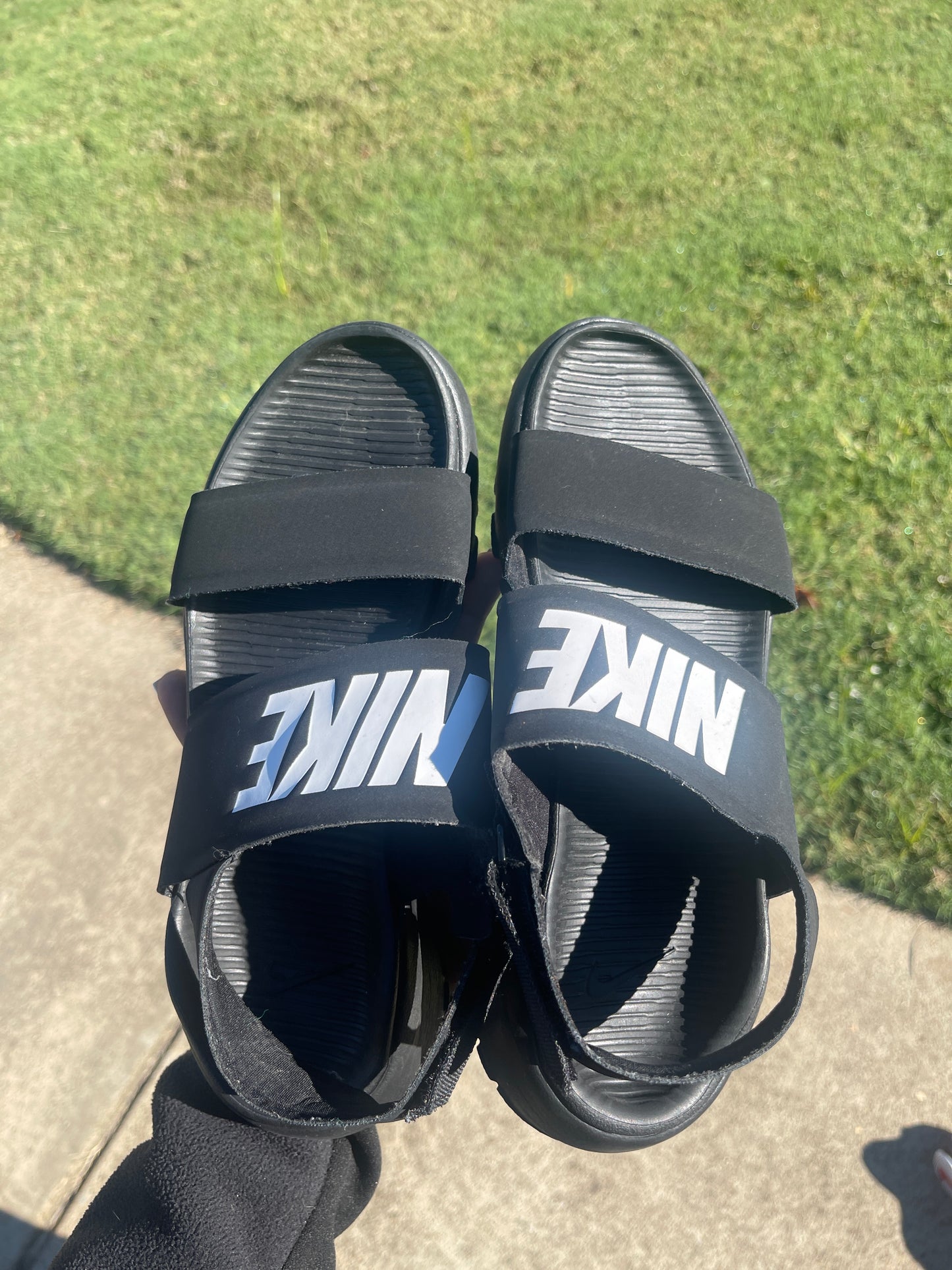 Nike Black Sandals Women sz 7