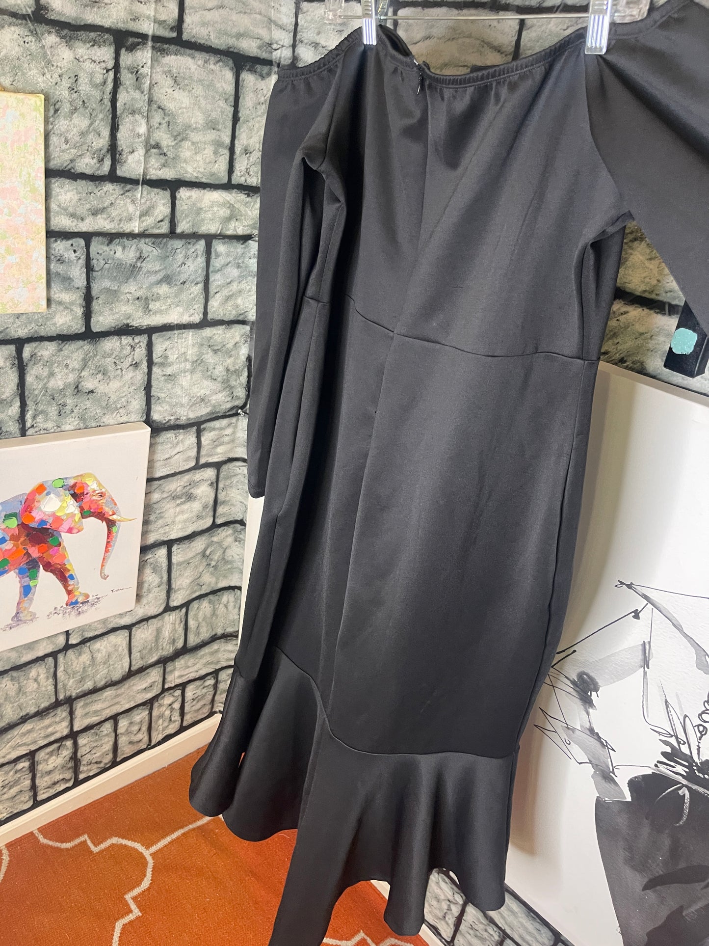 Black Dress Women sz 3XL