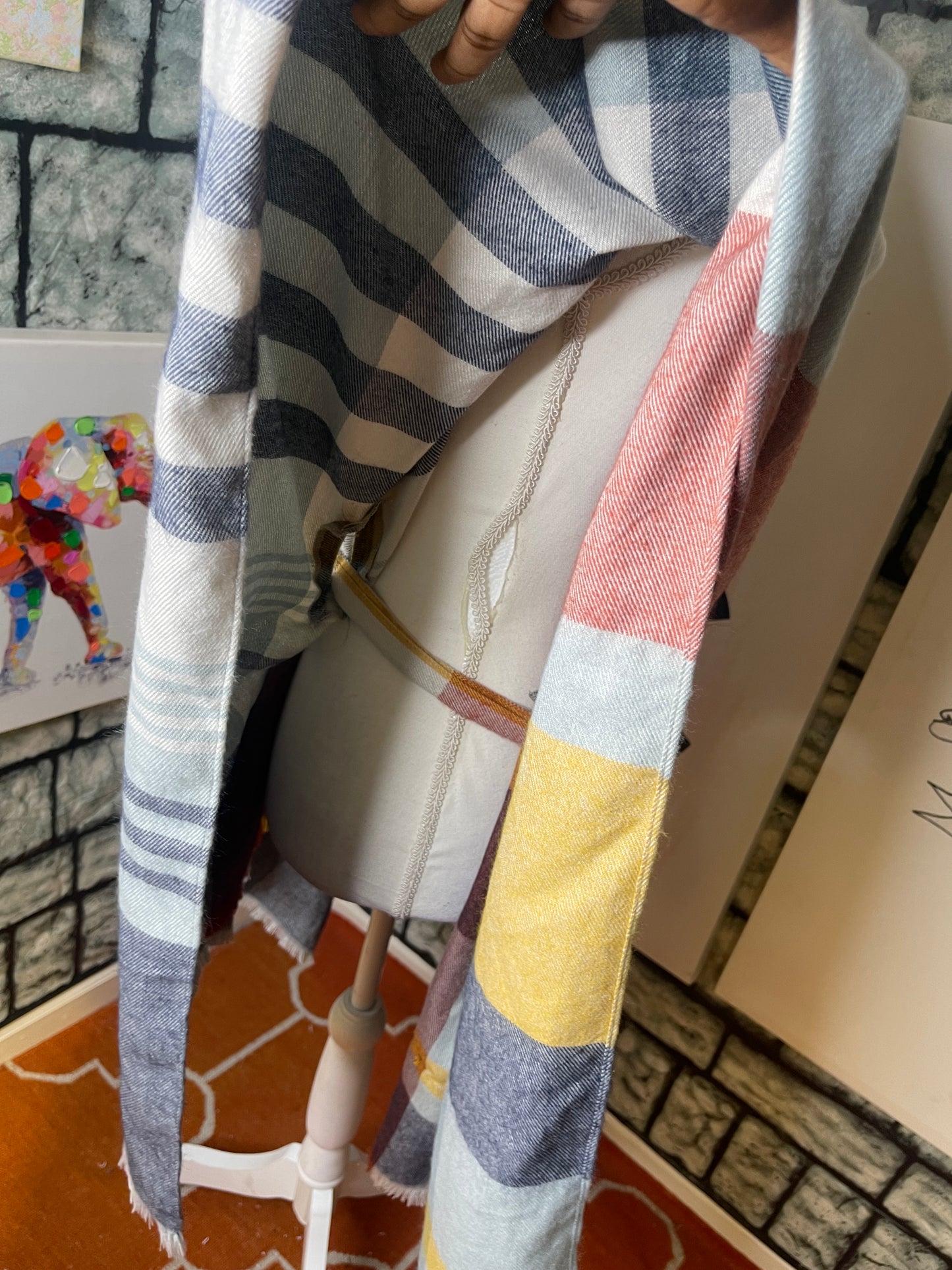 Colorful Wrap Women sz One Size