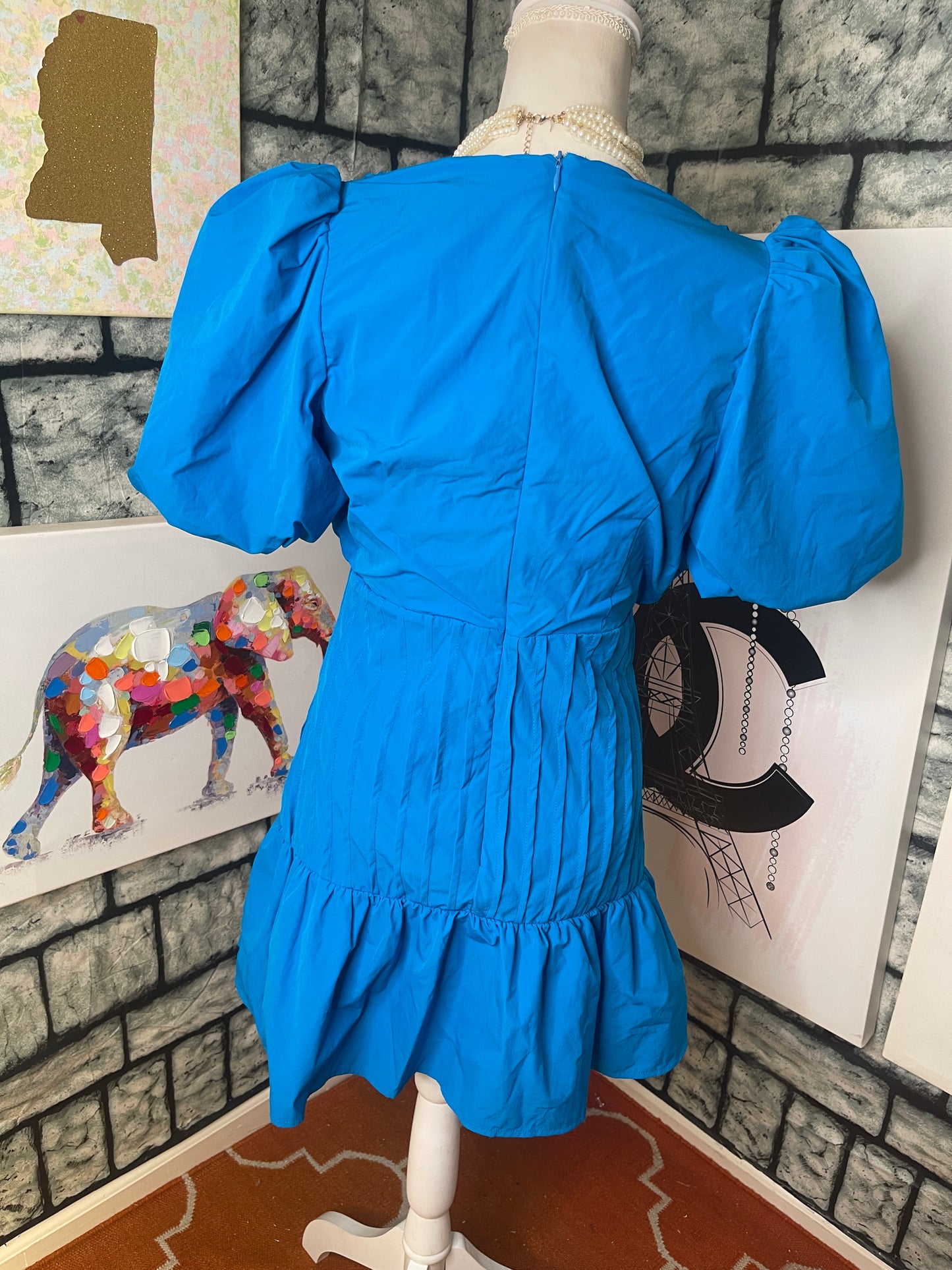 TCEC Blue Dress Women sz Medium