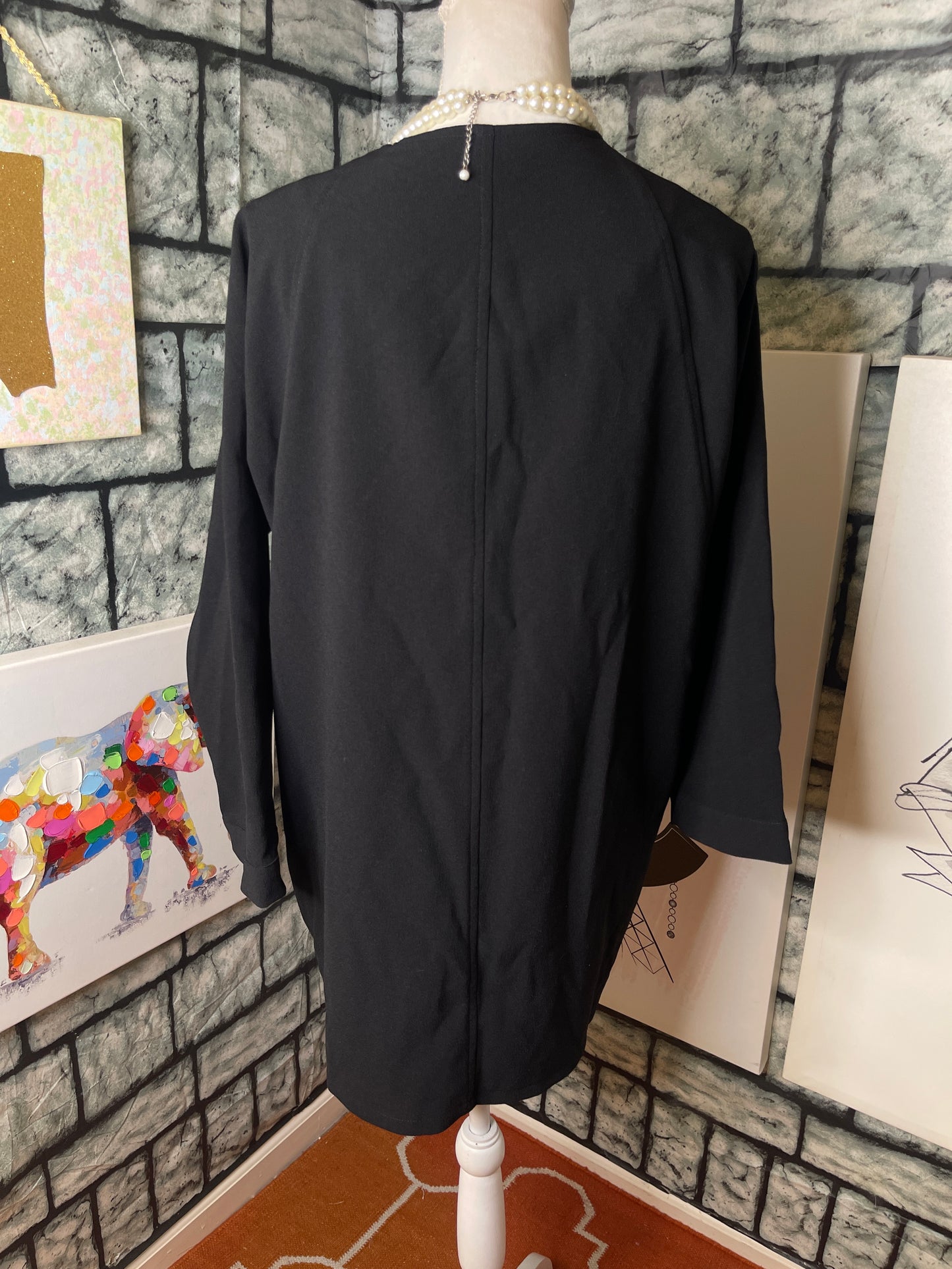 DR2 black blazer cover women sz Medium