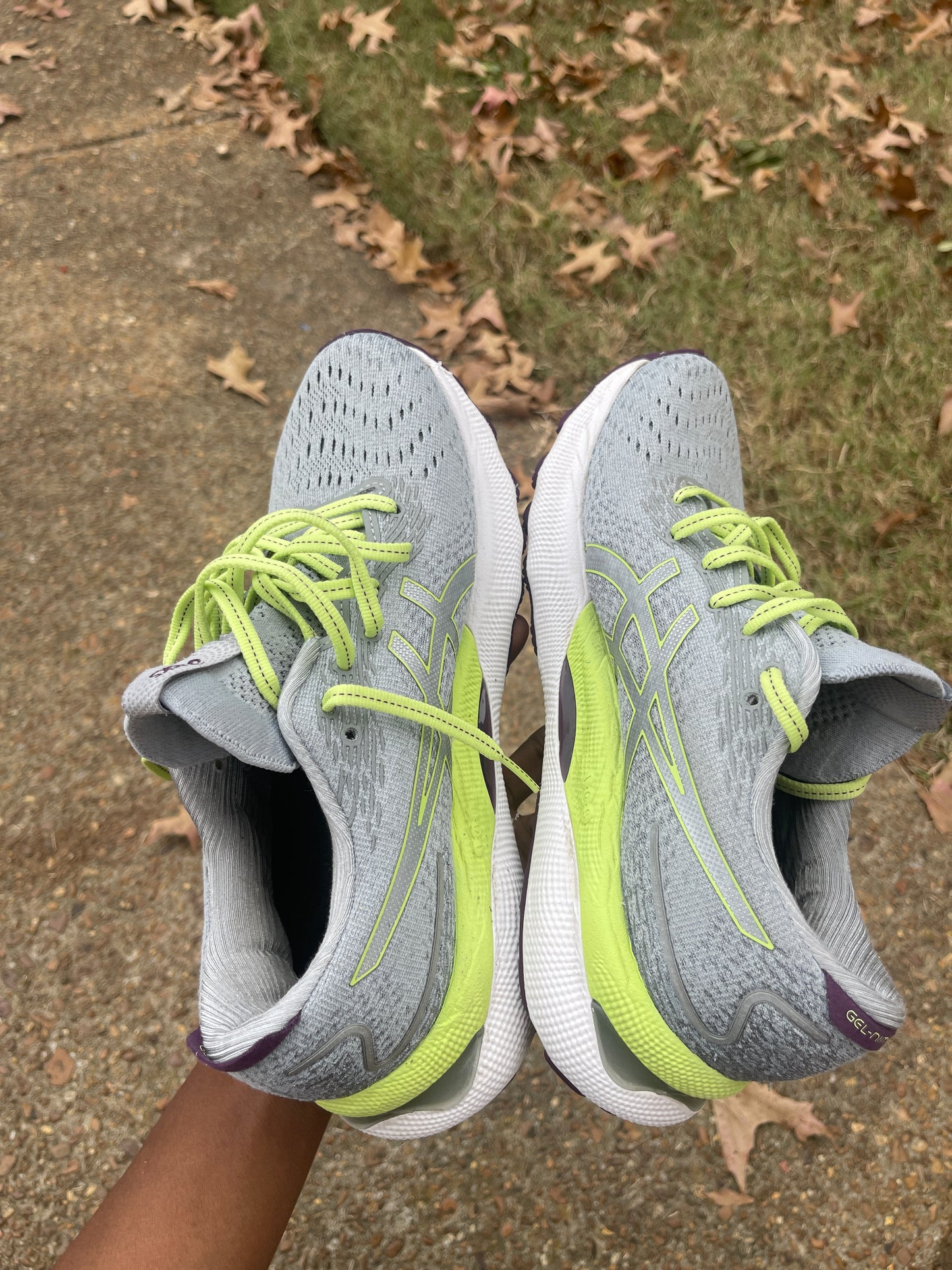 ASICS gray green women sz 7.5