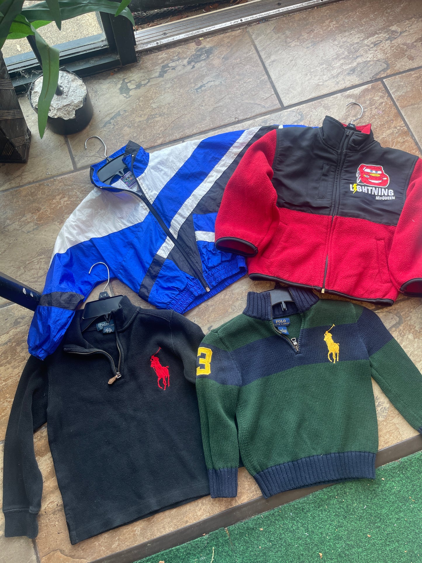 Boys 5T jacket / sweater bundle 4 items