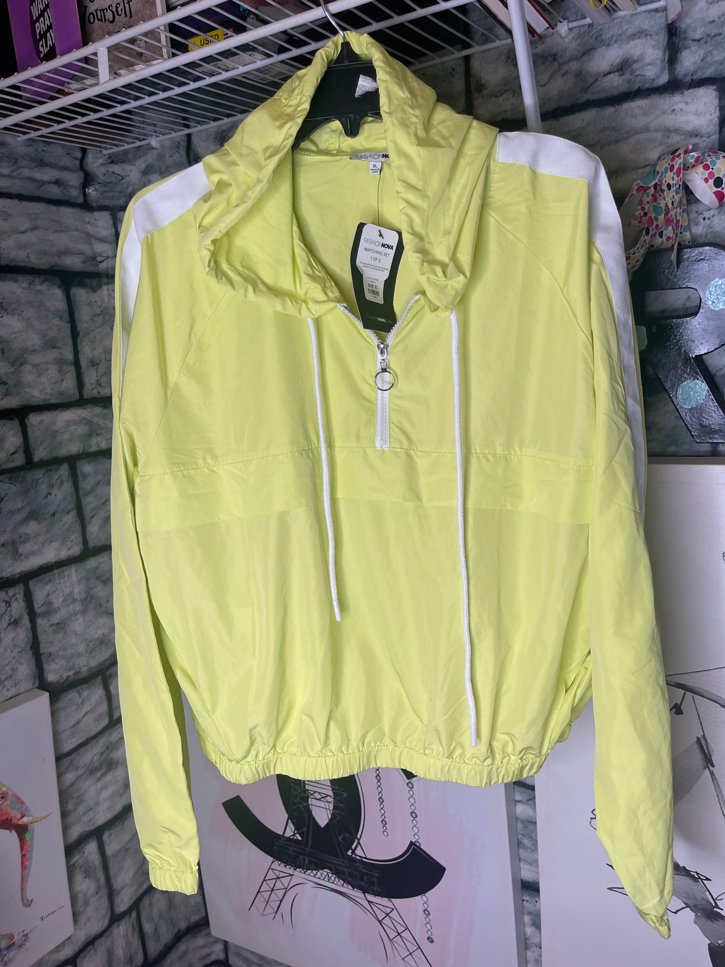 NEW Fashion Nova Green Pullover Jaclet Women sz XL