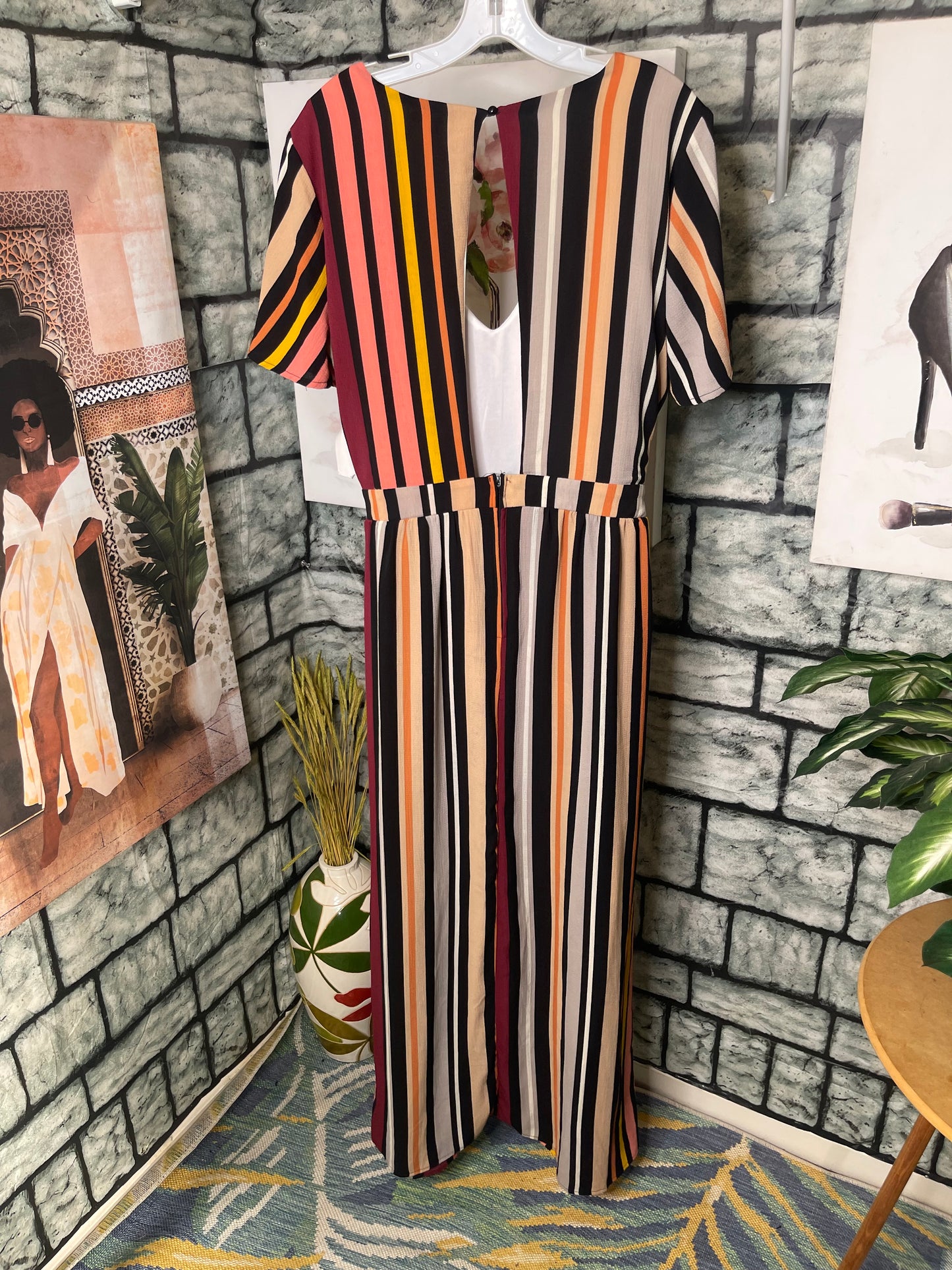 NEW Charlotte Russe Colorful Romper Women sz XL