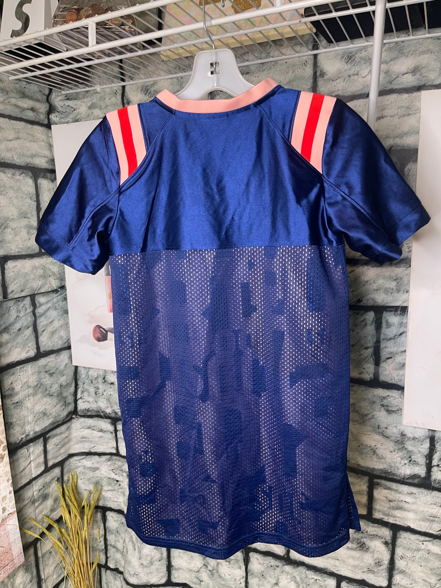 Nike Blue Pink Jersey Dress Girls sz Medium