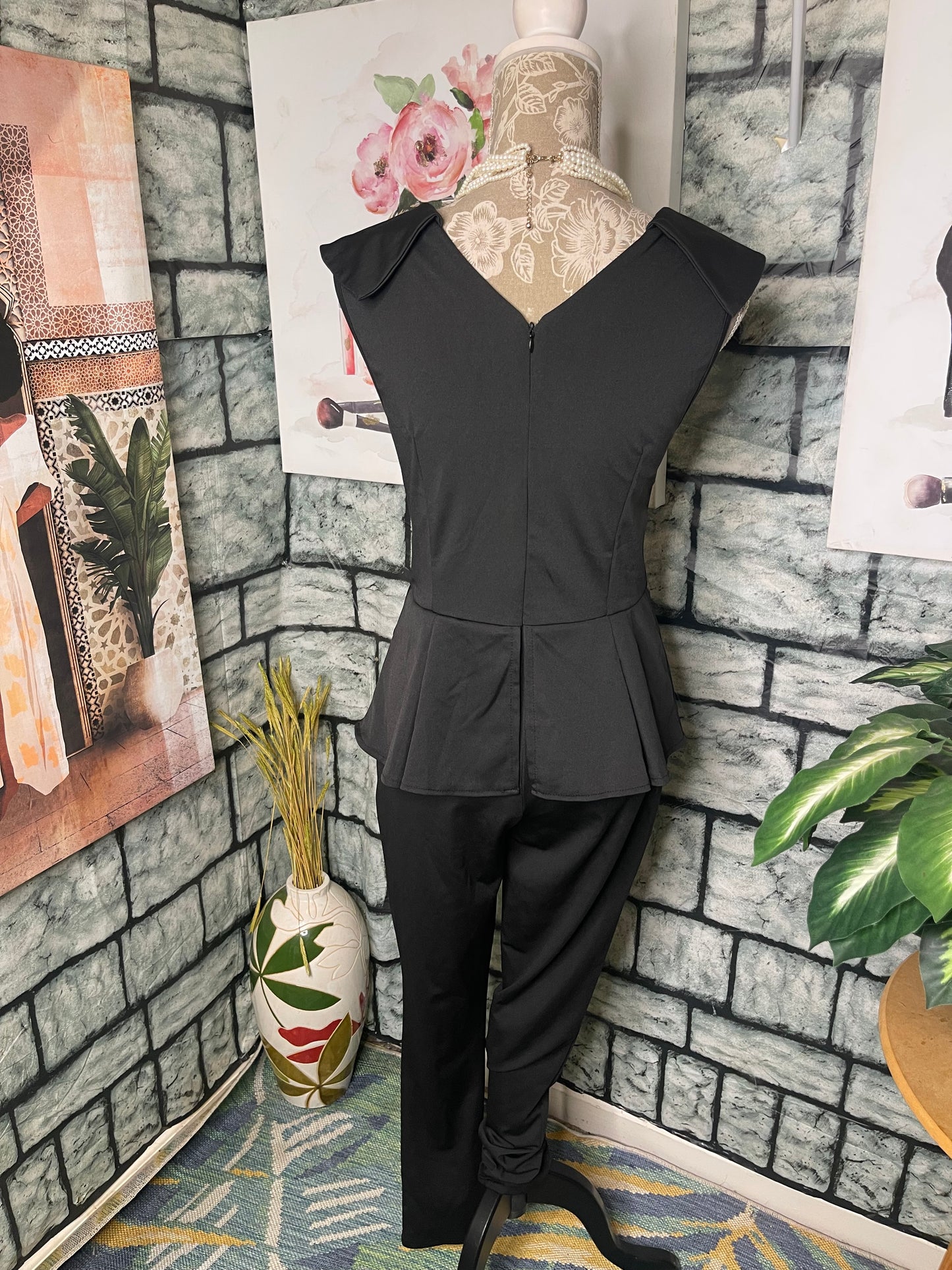 Black Jumpsuit Women sz Small