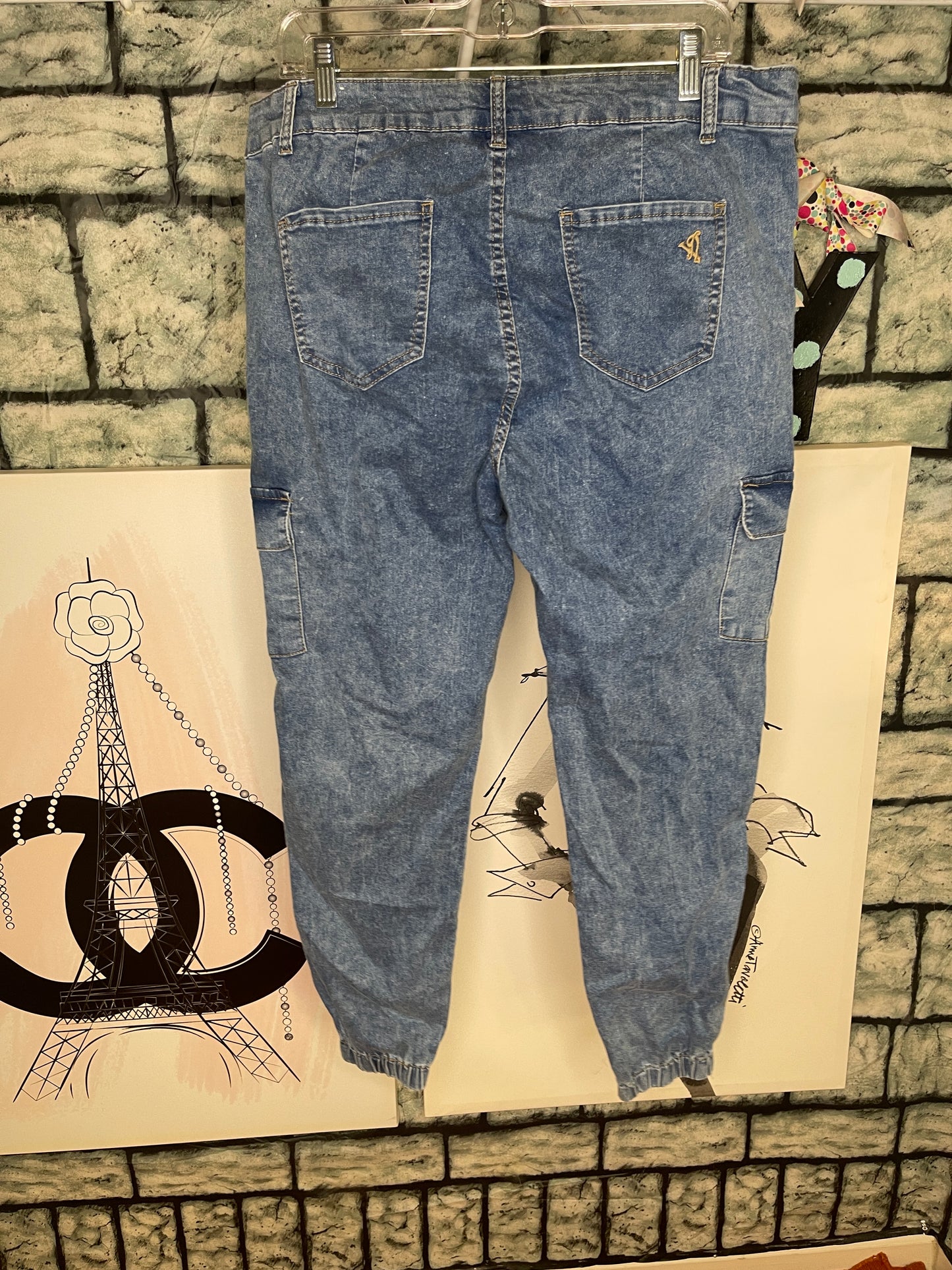 VIP Jogger Jeans Blue Women sz 15/16