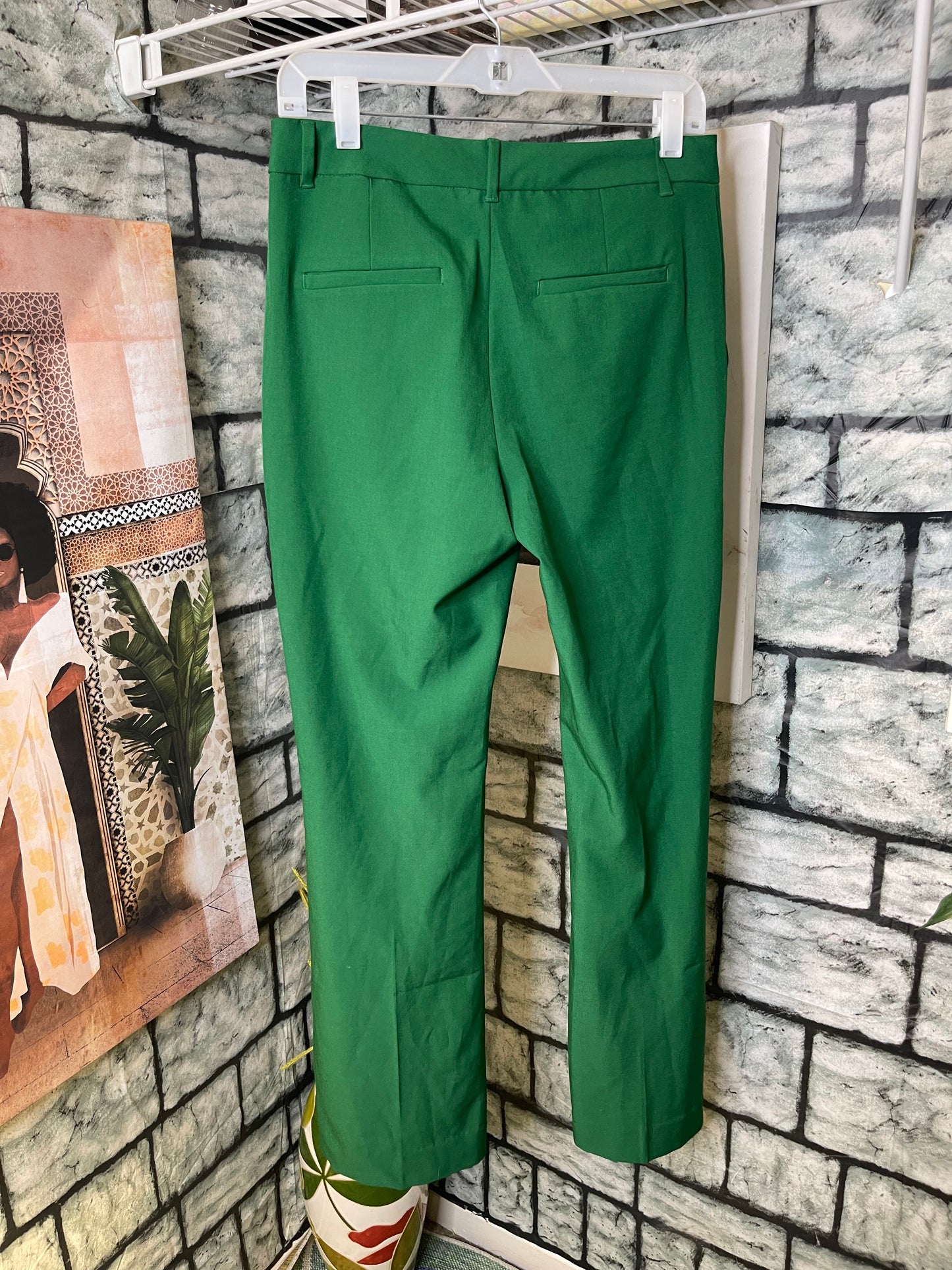 Banana Republic Green Casual Pants Women sz 4