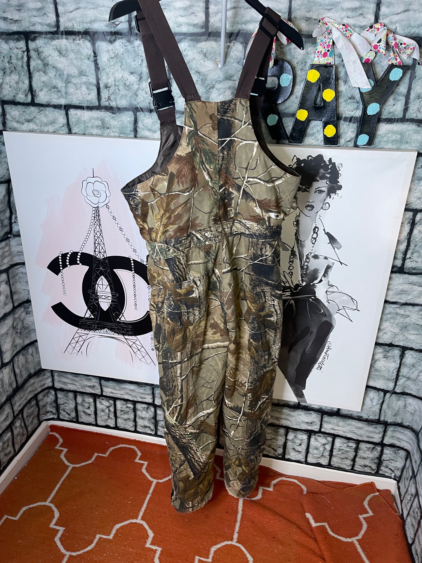 RedHead Camo Green Thermal Coveralls Boys sz XL