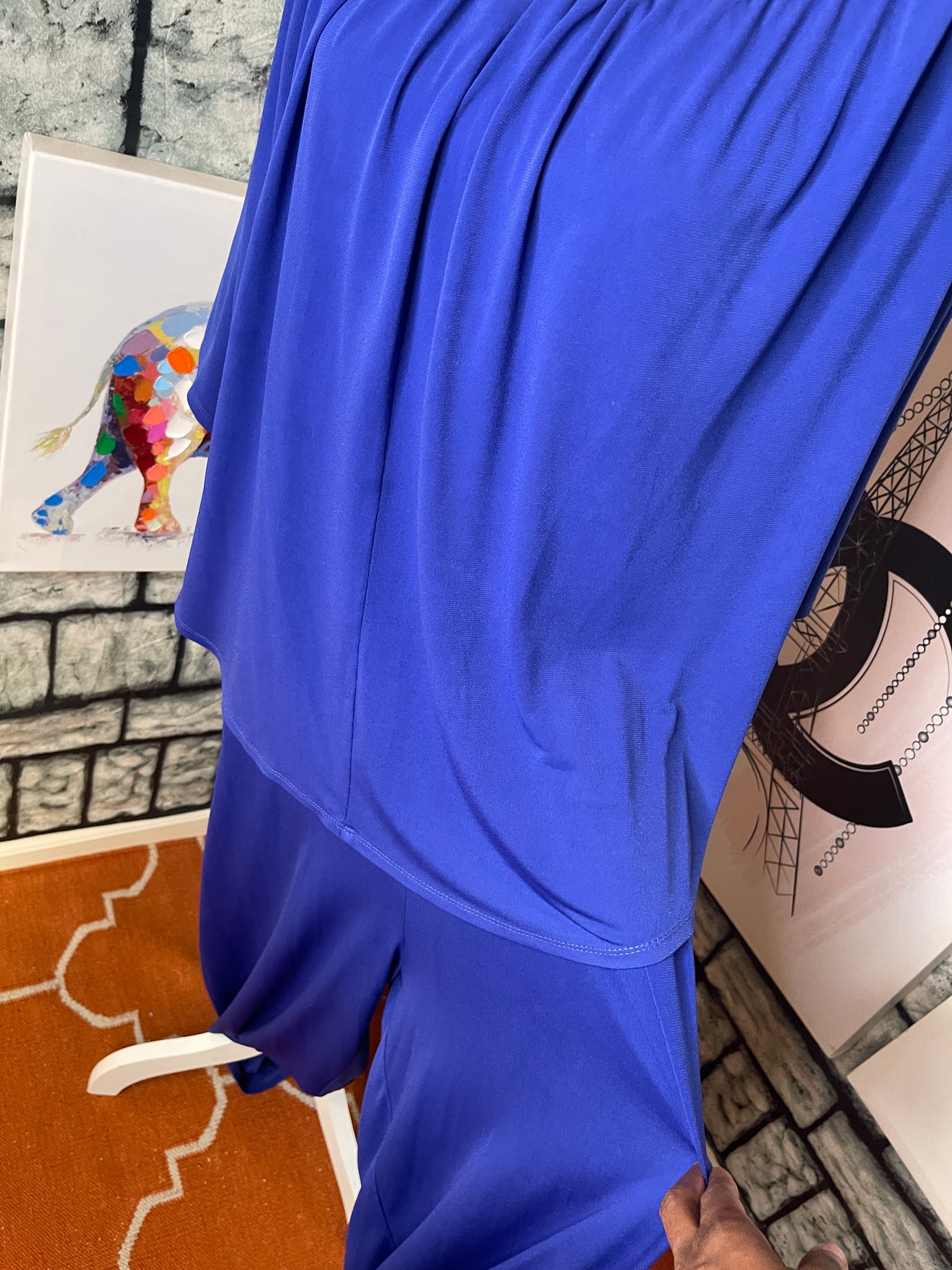 Curations Blue Jumpsuit Women sz 1XL