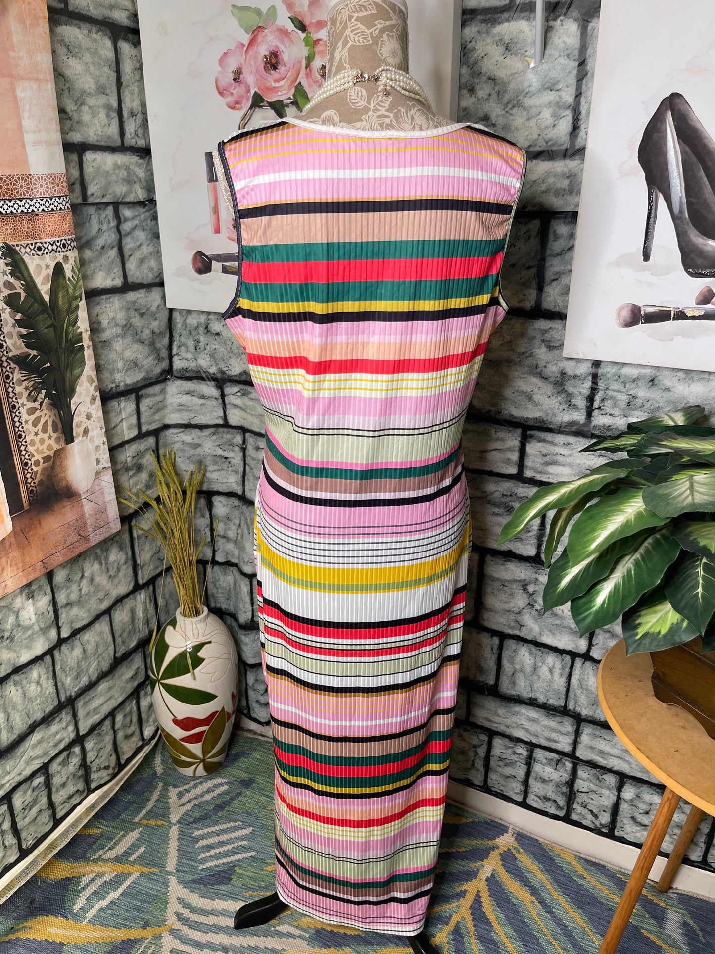 ChicMe Colorful Dress Women sz 1XL