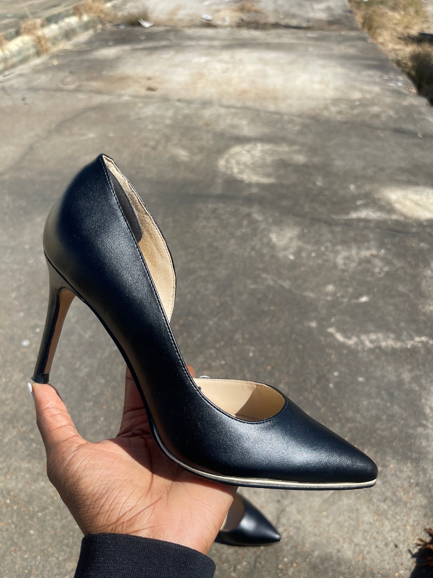 Marc Fisher black heels women sz 7.5