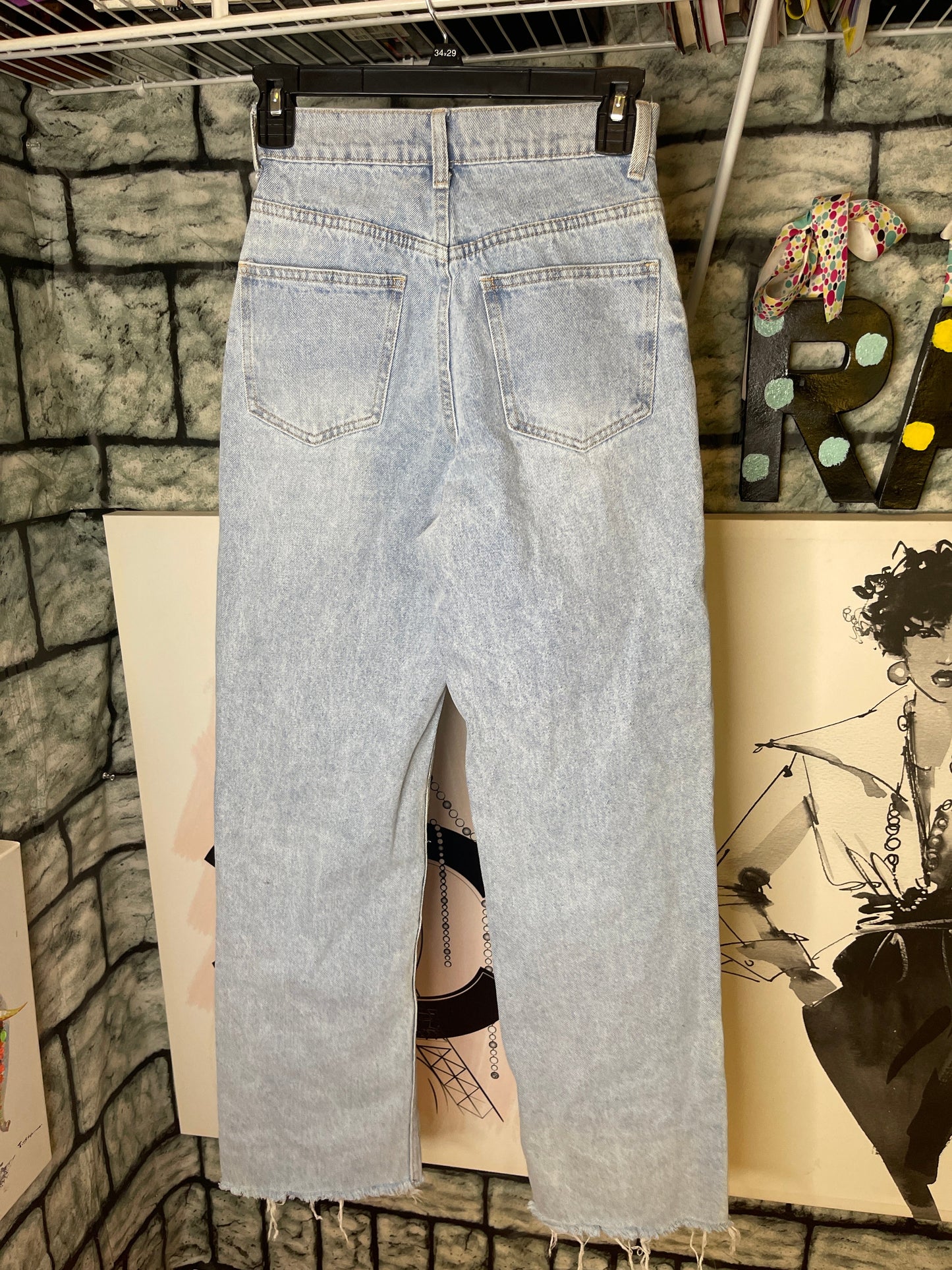 Shein blue jeans women sz 0